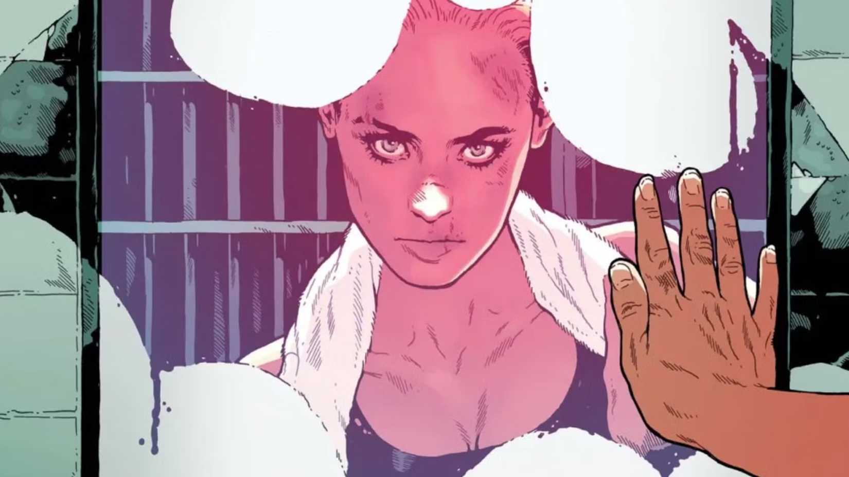 barbara gordon creates a bat symbol in prison