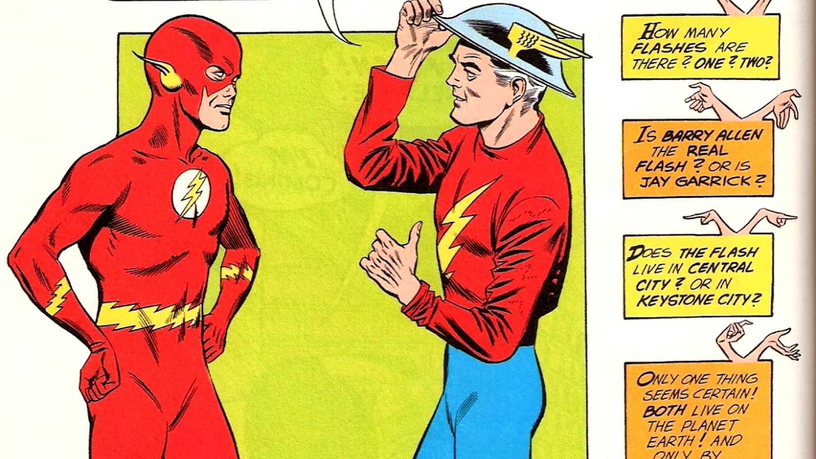 Barry Allen meets Jay Garrick in DC's The Flash comics