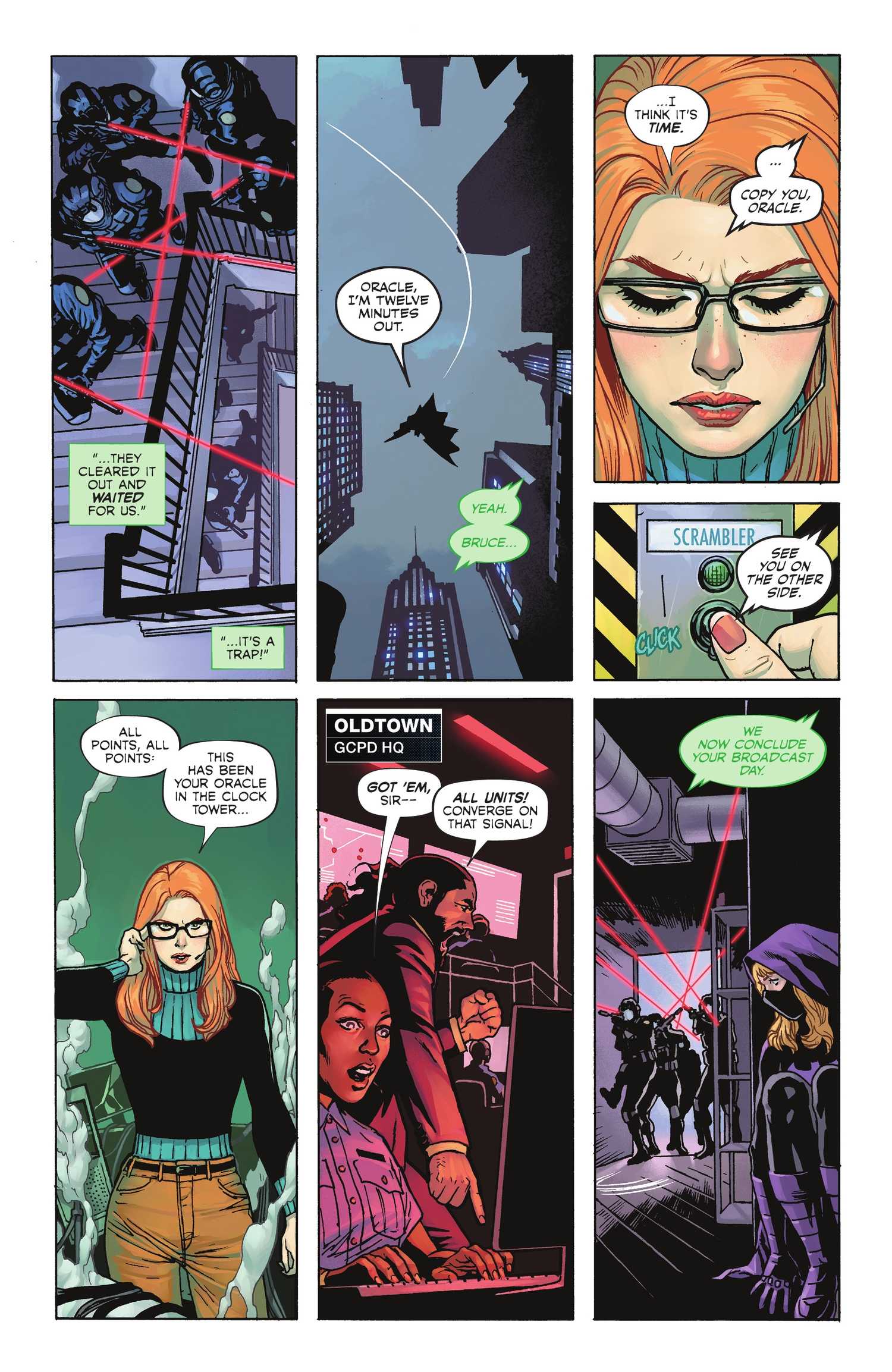 Batman #9 Barbara Gordon sacrifices herself 1