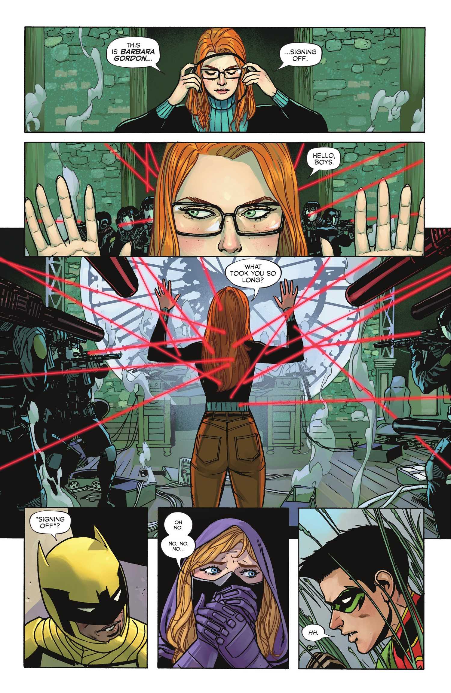 Batman #9 Barbara Gordon sacrifices herself 3