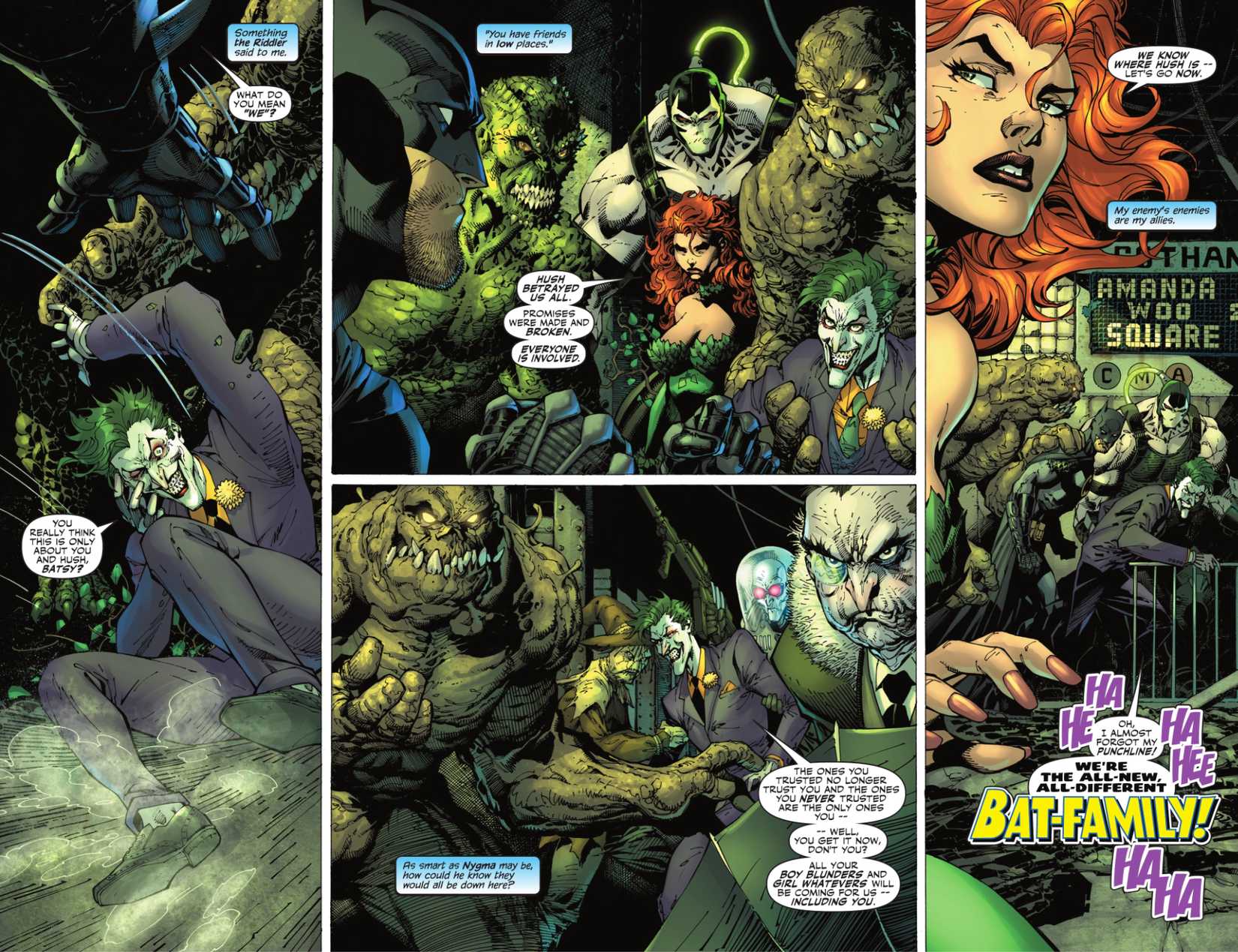Batman Teams-Up With Rogues in Batman #163 Hush 2