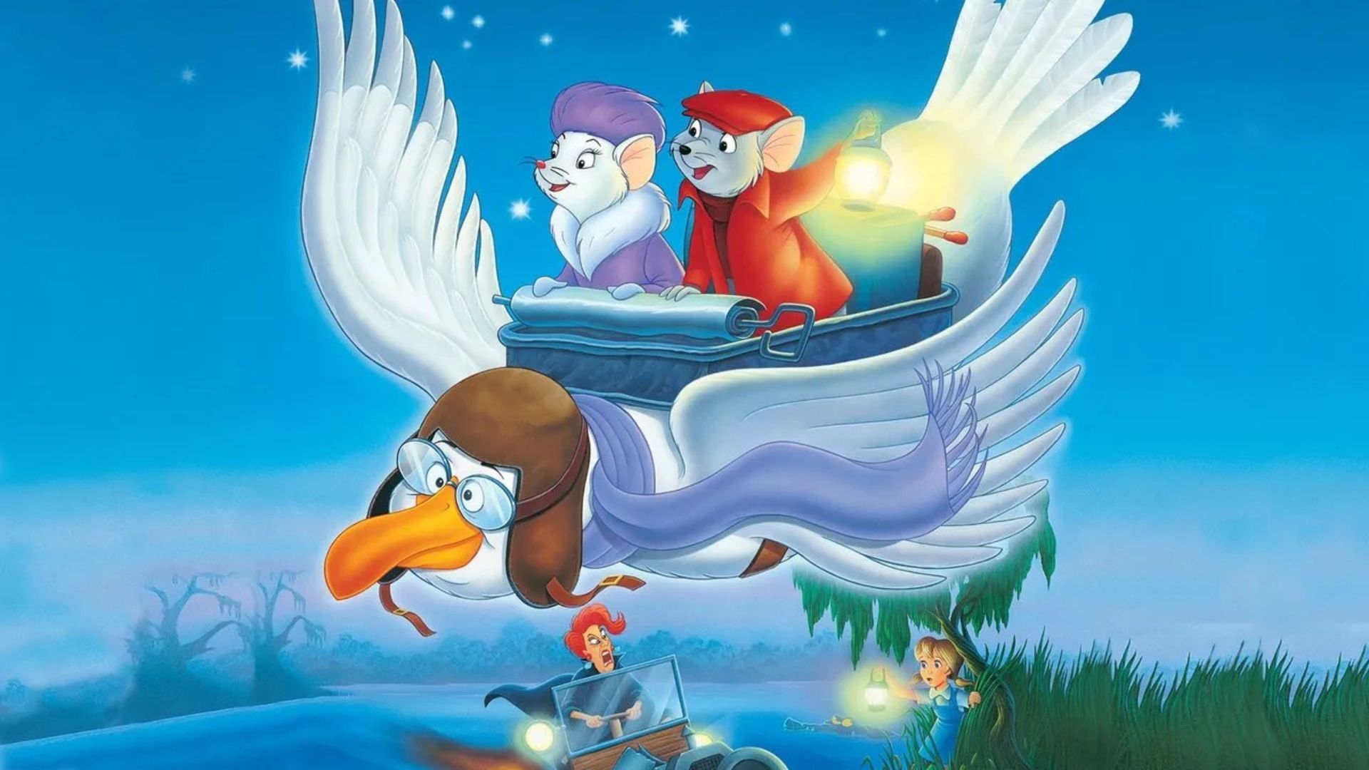 Bernard e Miss Bianca em The Rescuers