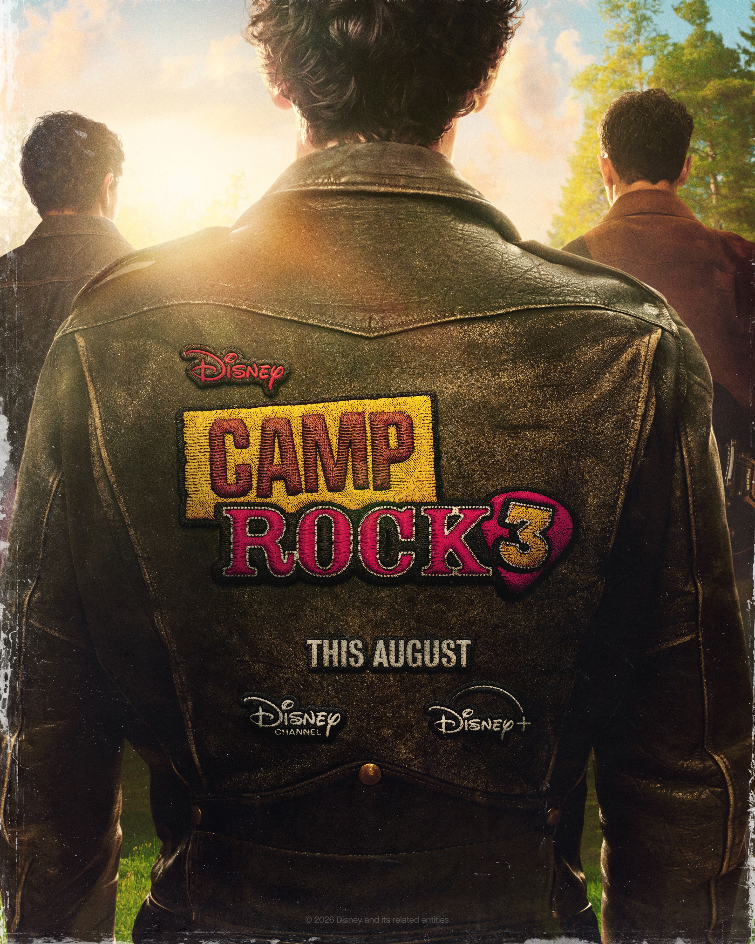 Cartaz oficial de Camp Rock 3 com os Jonas Brothers