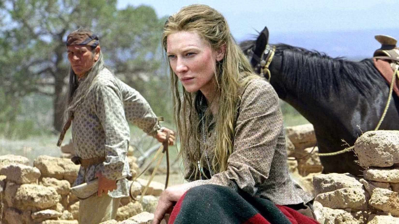 Cate Blanchett and Tommy Lee Jones in The Missing