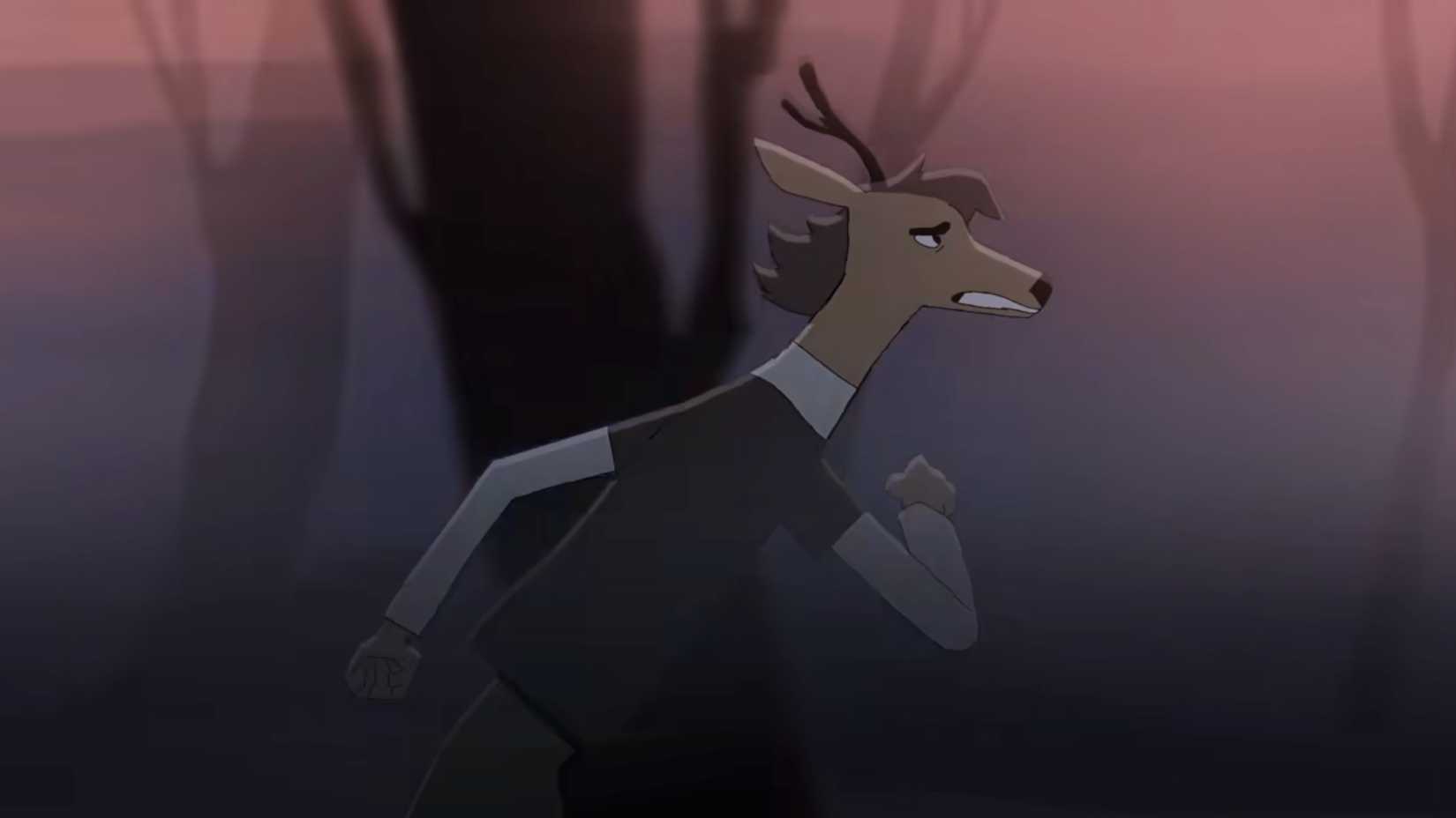 Character running in Where Is Tracy Maddison concept trailer for pilot