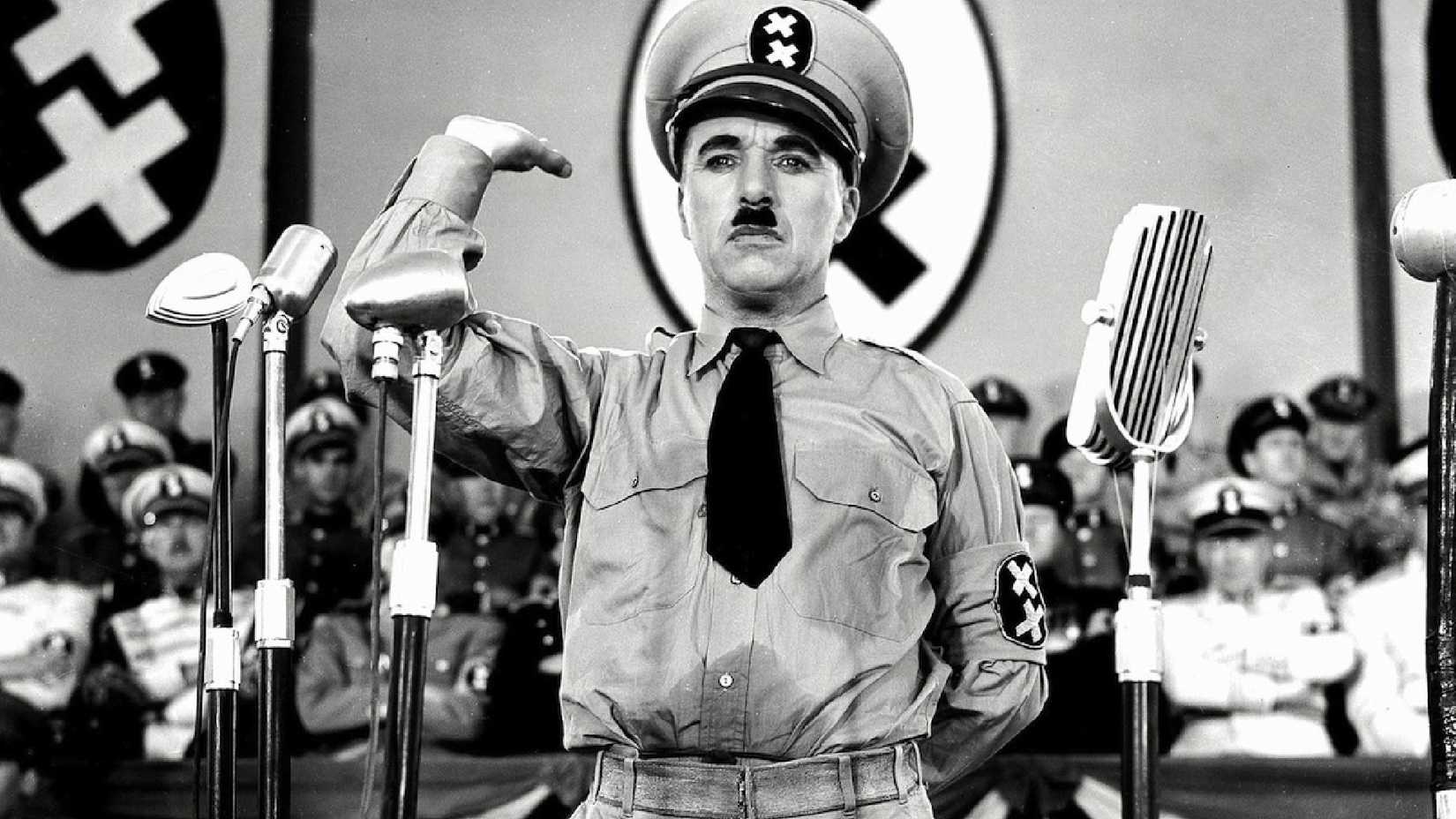 charlie chaplin in the great dictator