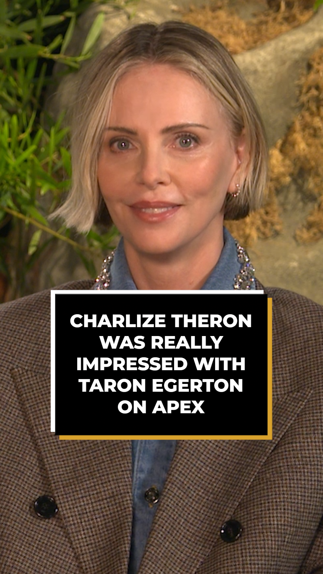 Charlize Theron Was Really Impressed With Taron Egerton On Apex