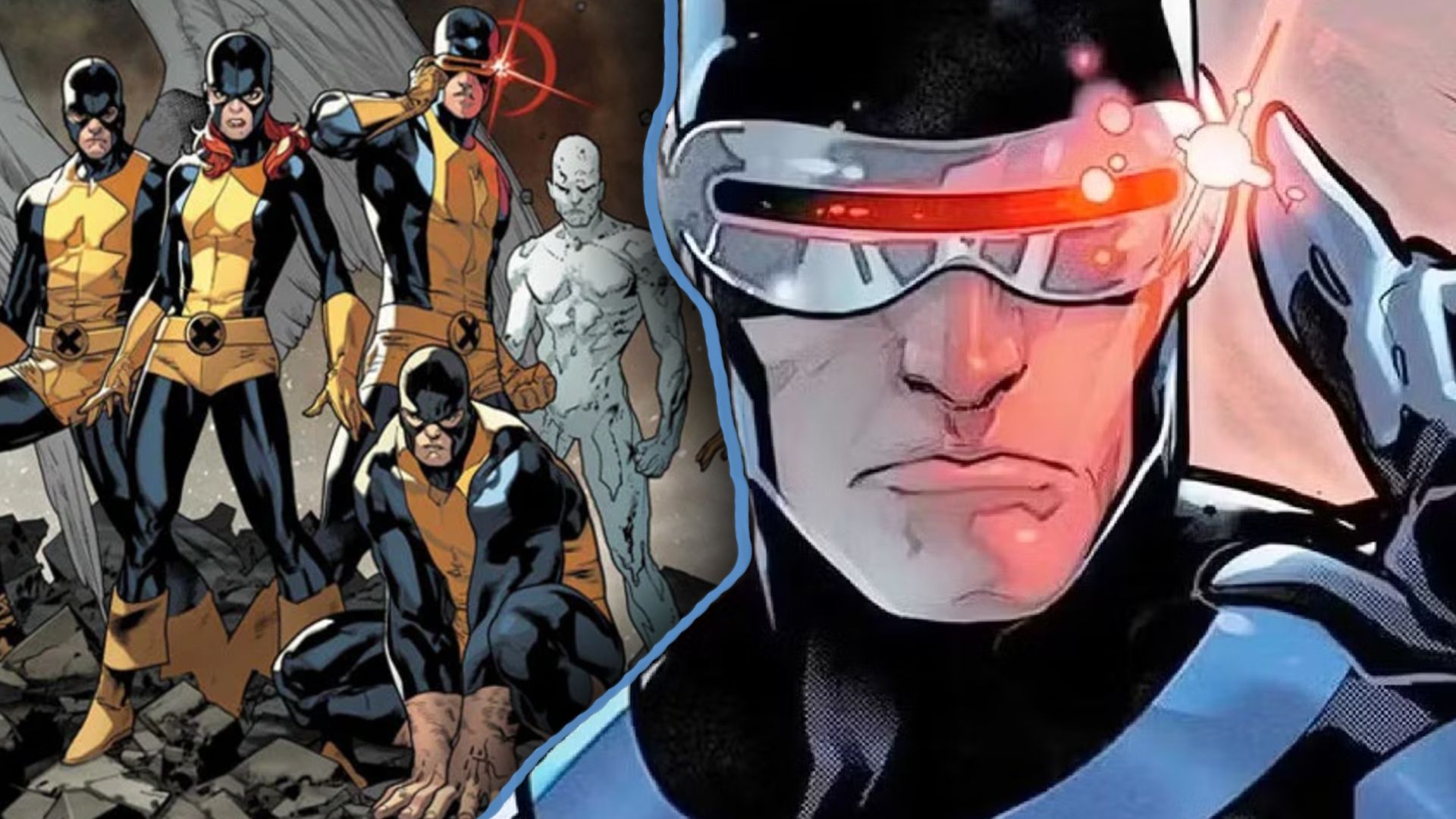 cyclops with the founding x-men