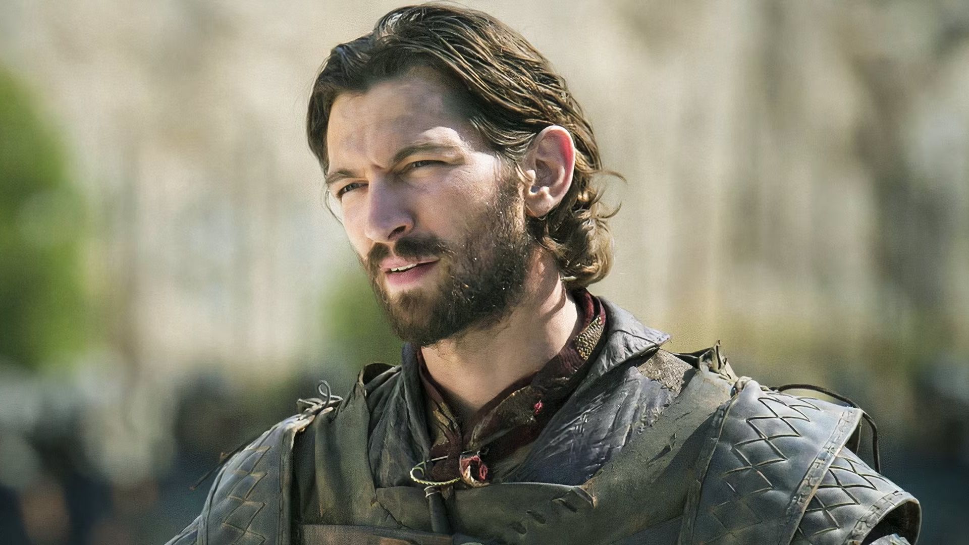 Daario Naharis (Michiel Huisman) squinting in Game of Thrones