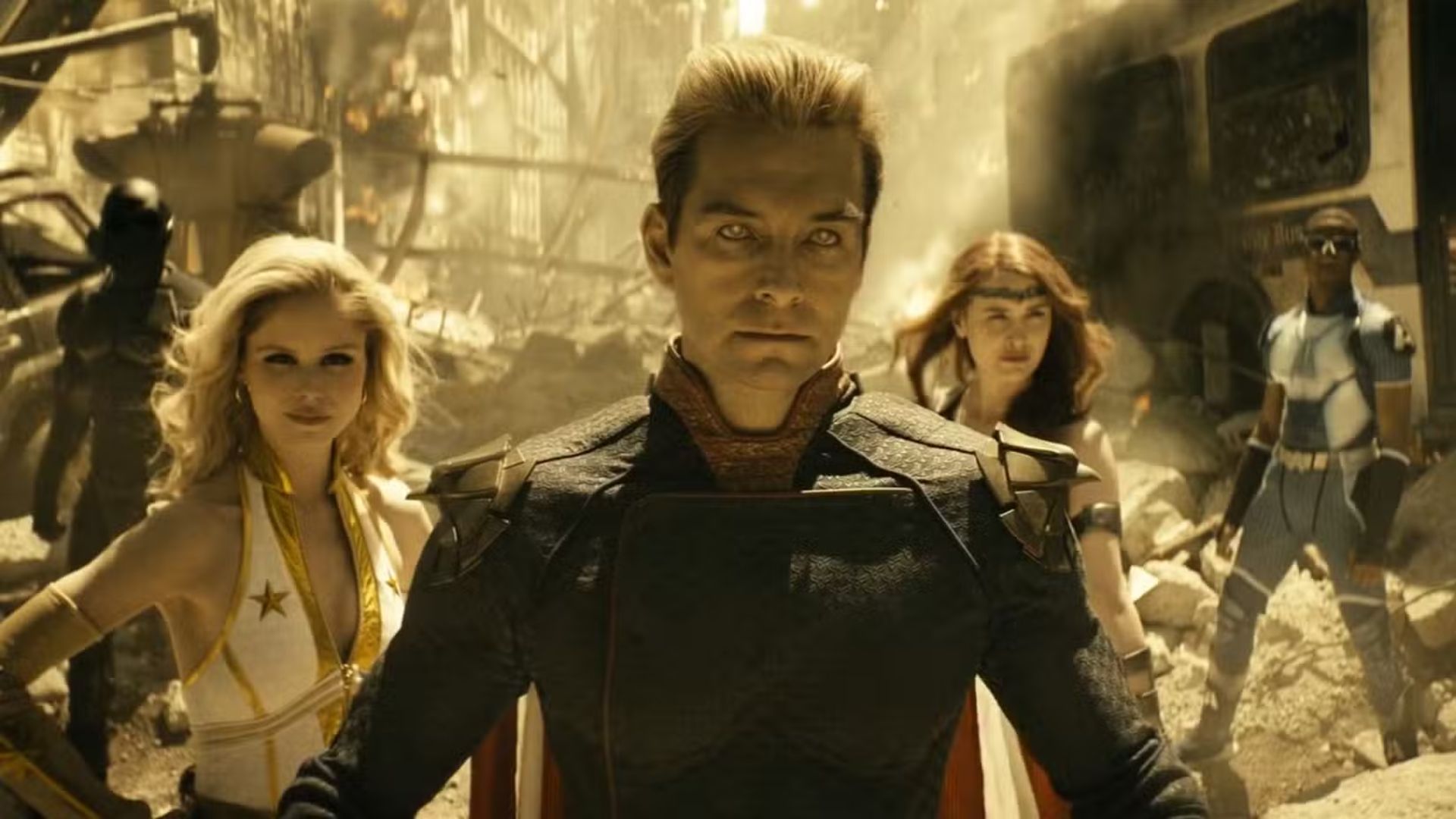 Cena do filme Dawn of the Seven em The Boys