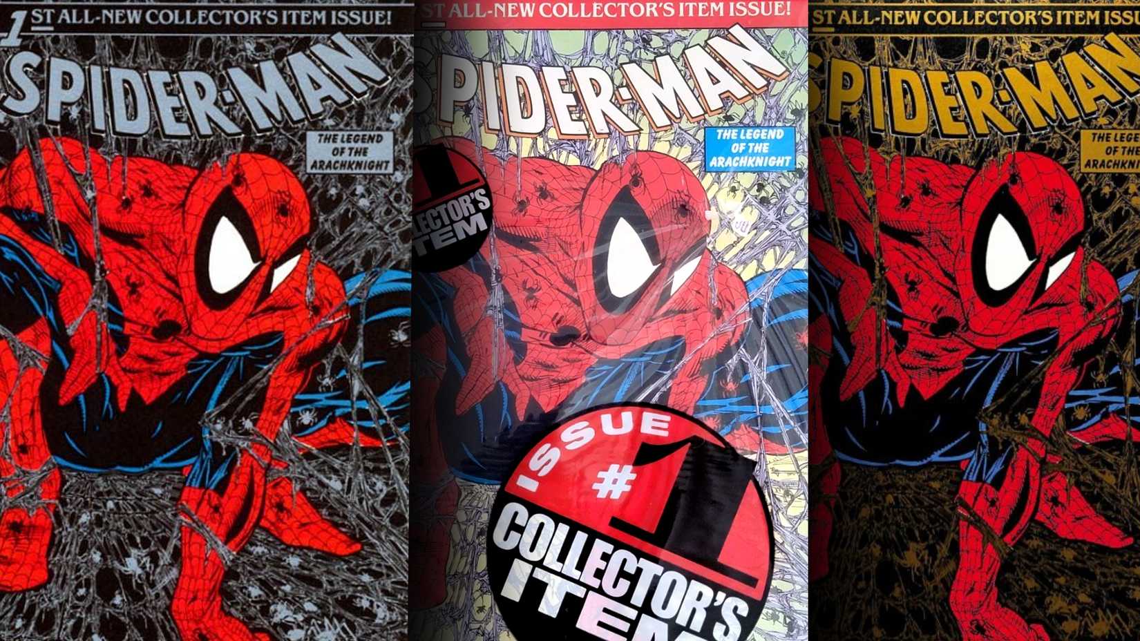 different editions of 1990's spider-man #1