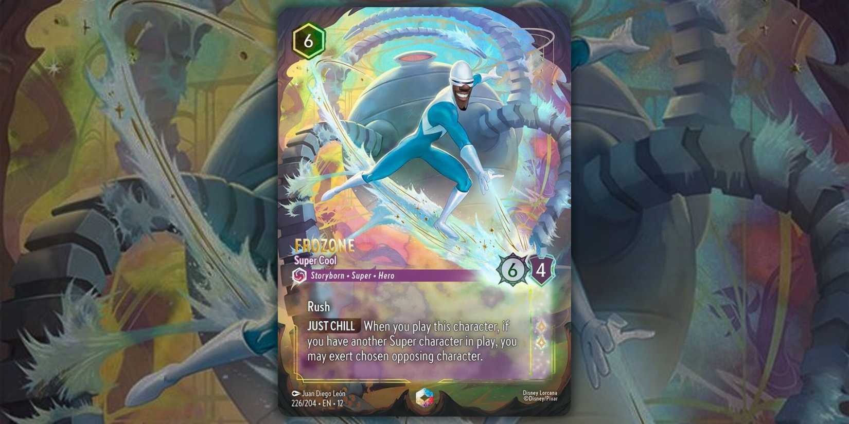 Disney Lorcana Wilds Unknown Frozone enchanted card 226