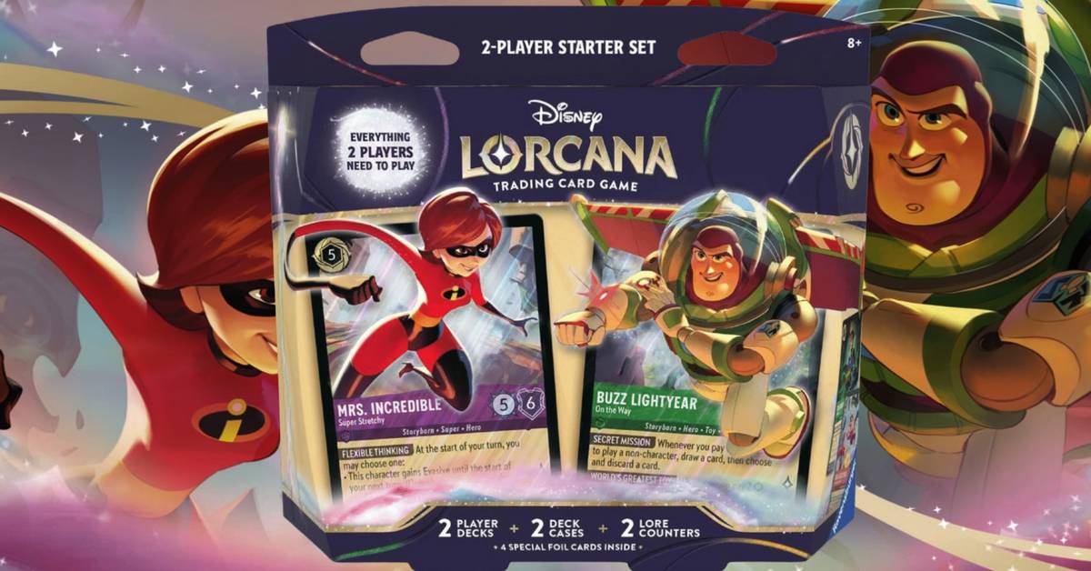 lorcana set 2 starter decks Disney Rise of the Floodborn Deck Through these decks Disney Lorcana TCG: Azurite Sea