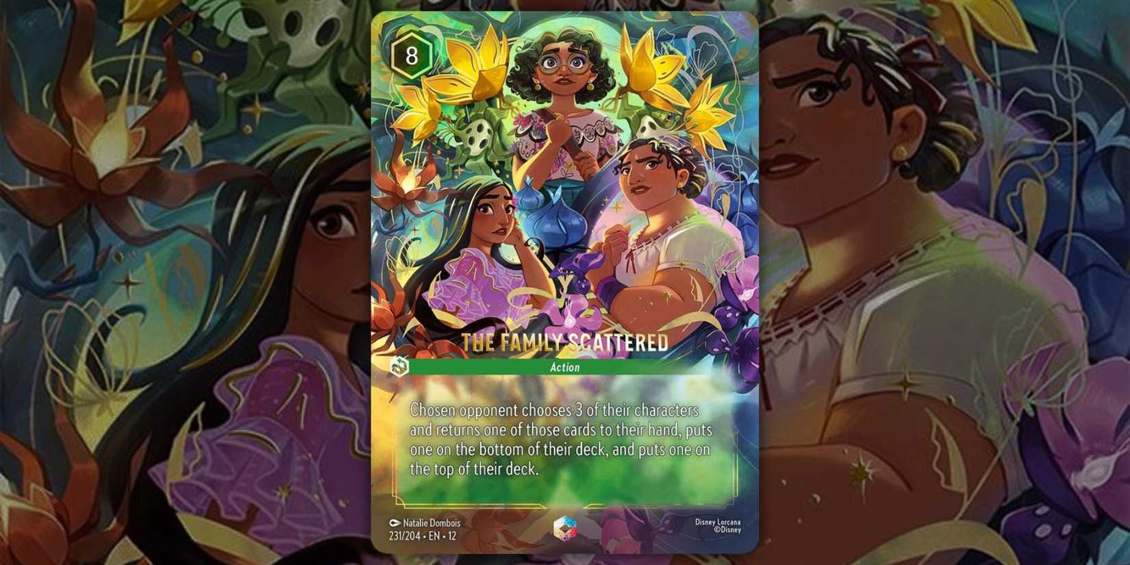Disney Lorcana Wilds Unknown The Family Scattered enchanted card 231