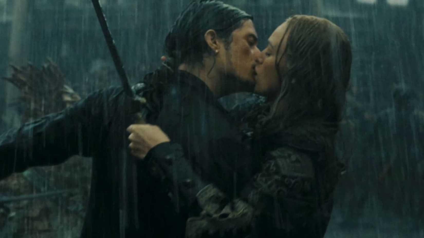 elizabeth and will married at sea in pirates of the carribean