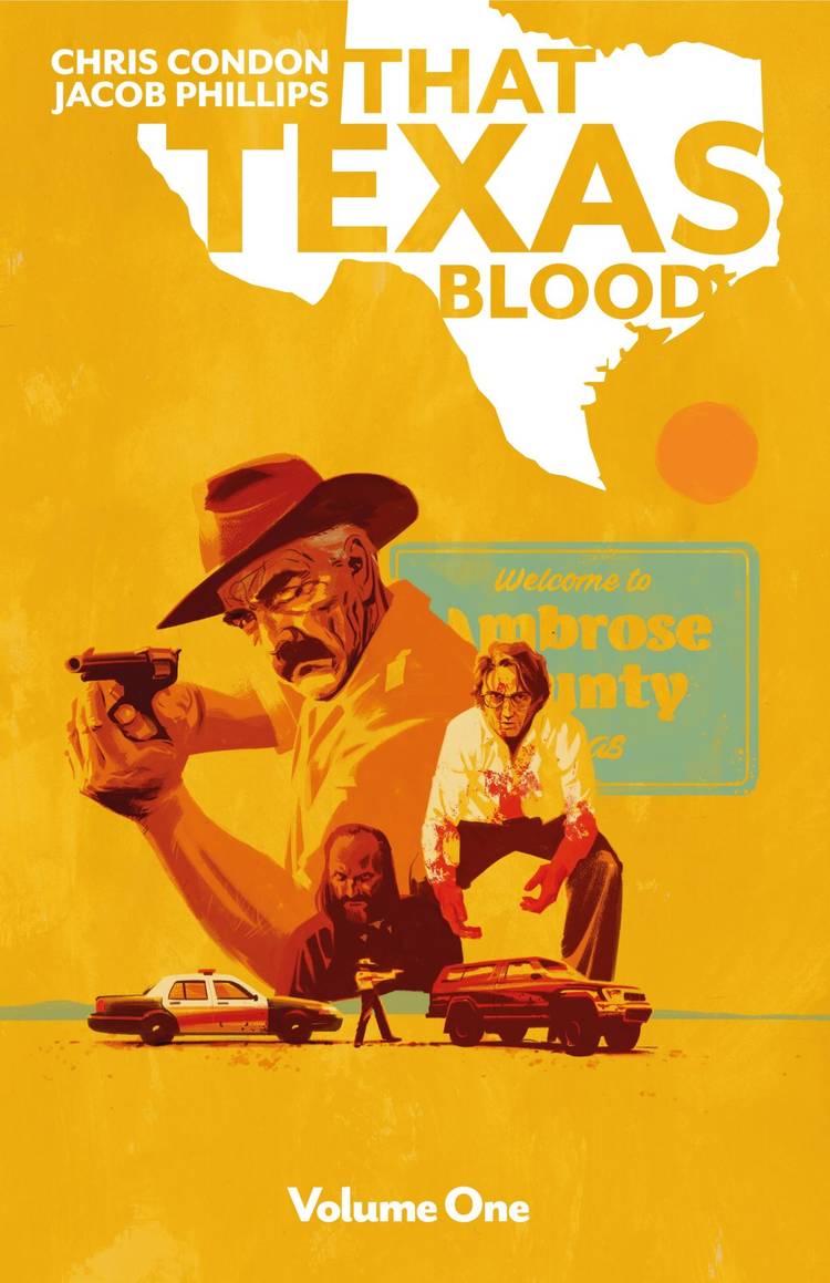 Capa do primeiro volume da HQ That Texas Blood