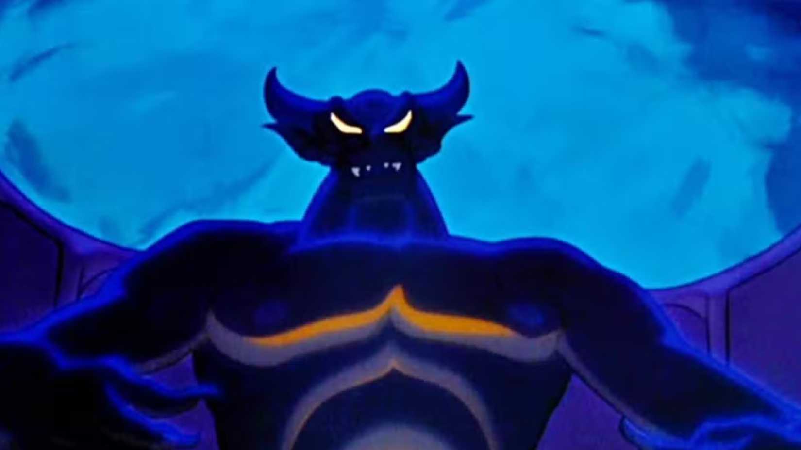 Chernabog looks down in Fantasia