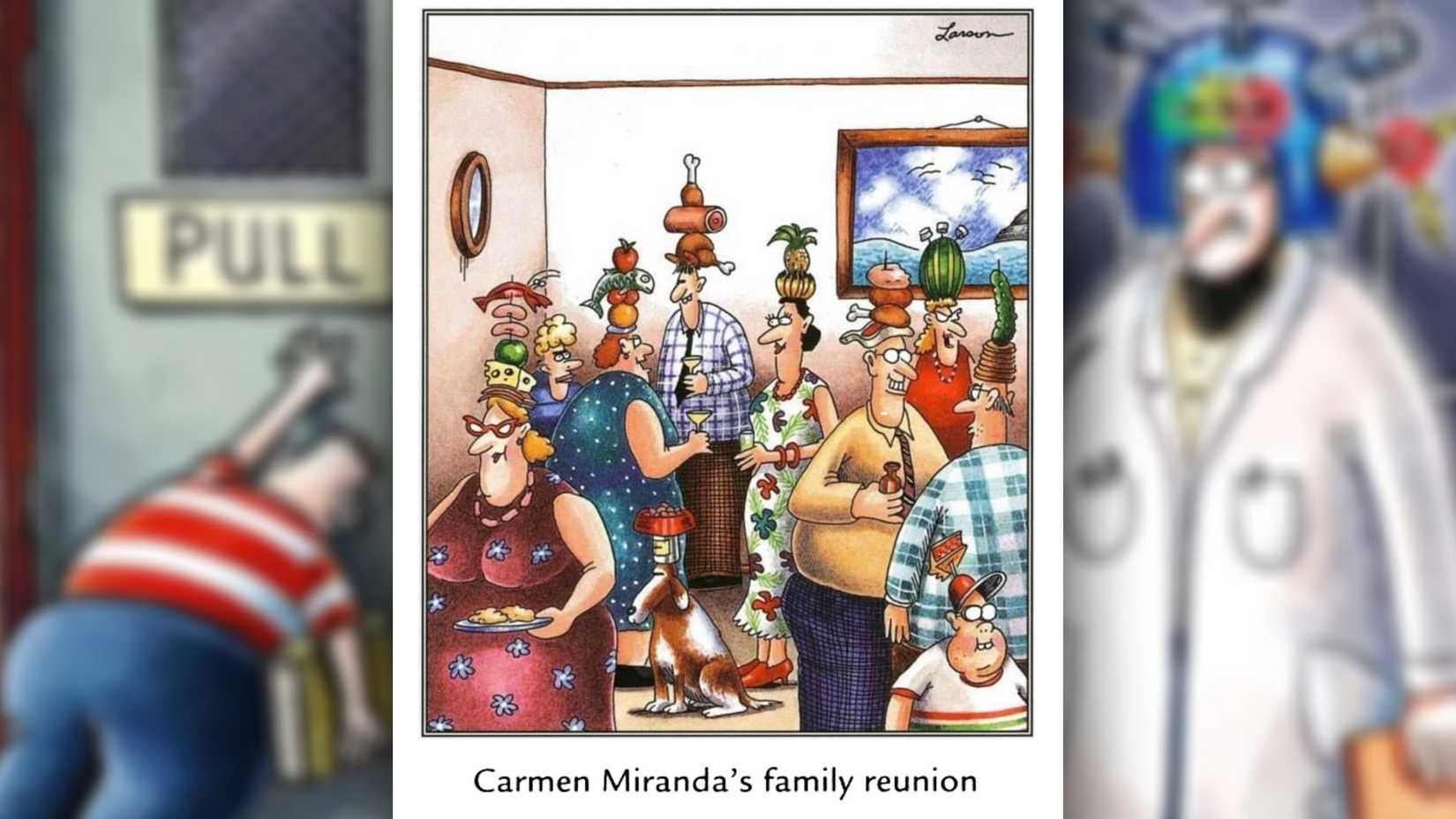 far side carmen miranda comic