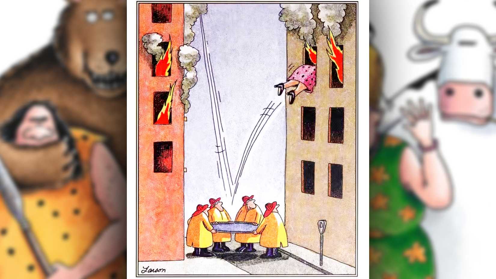 far side fire fighter comic