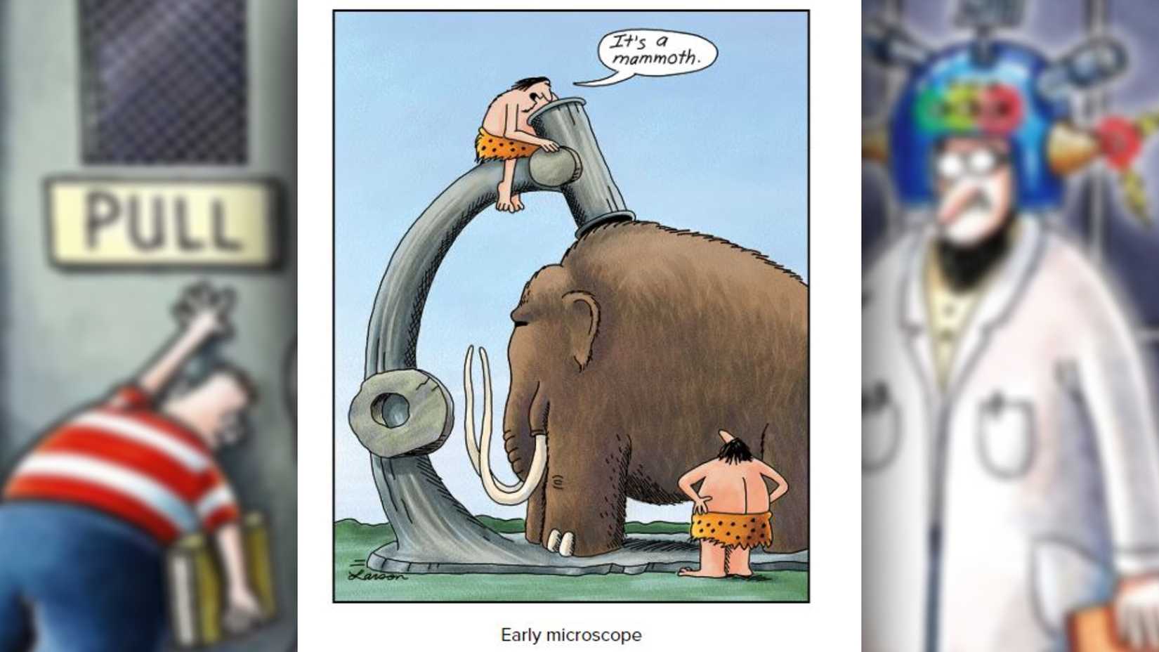 far side microscope comic