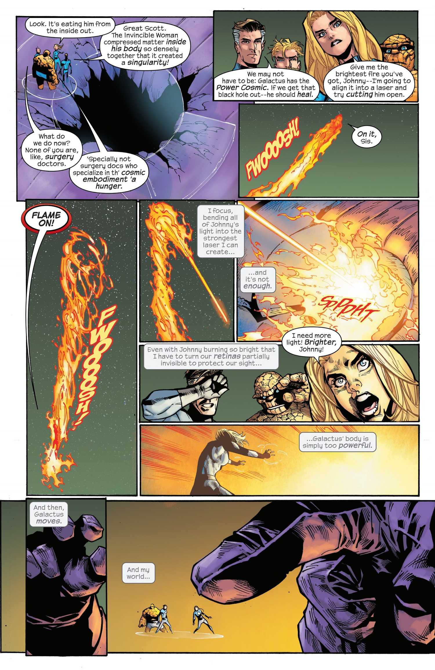 Galactus Ultimate Weakness Sue Storm