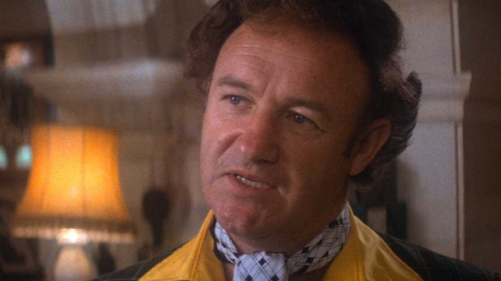 Gene Hackman looks villainous as Lex Luthor in Superman 1978