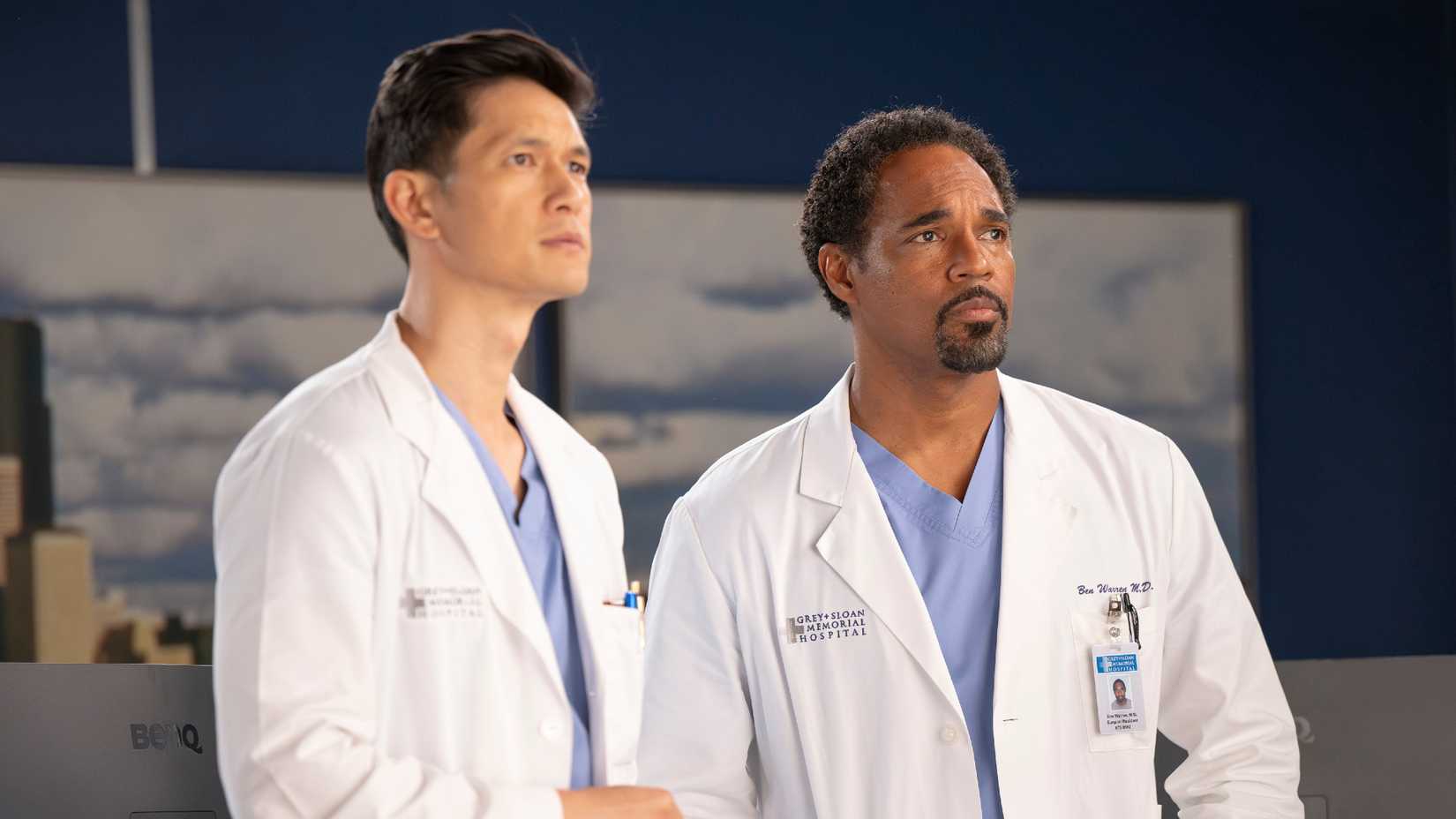 Elenco de Grey's Anatomy em cena