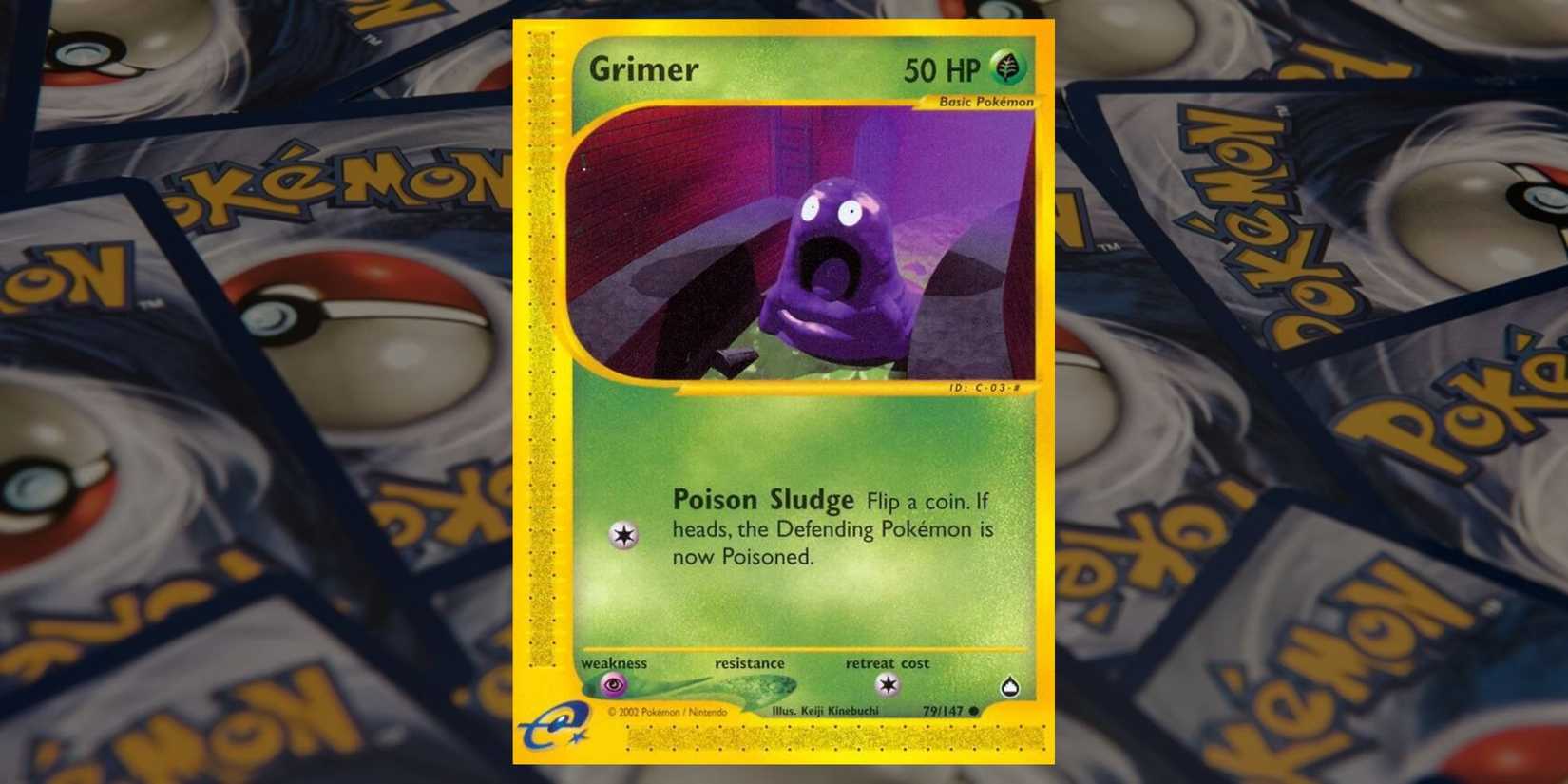 Grimer Pokemon TCG Card From Aquapolis