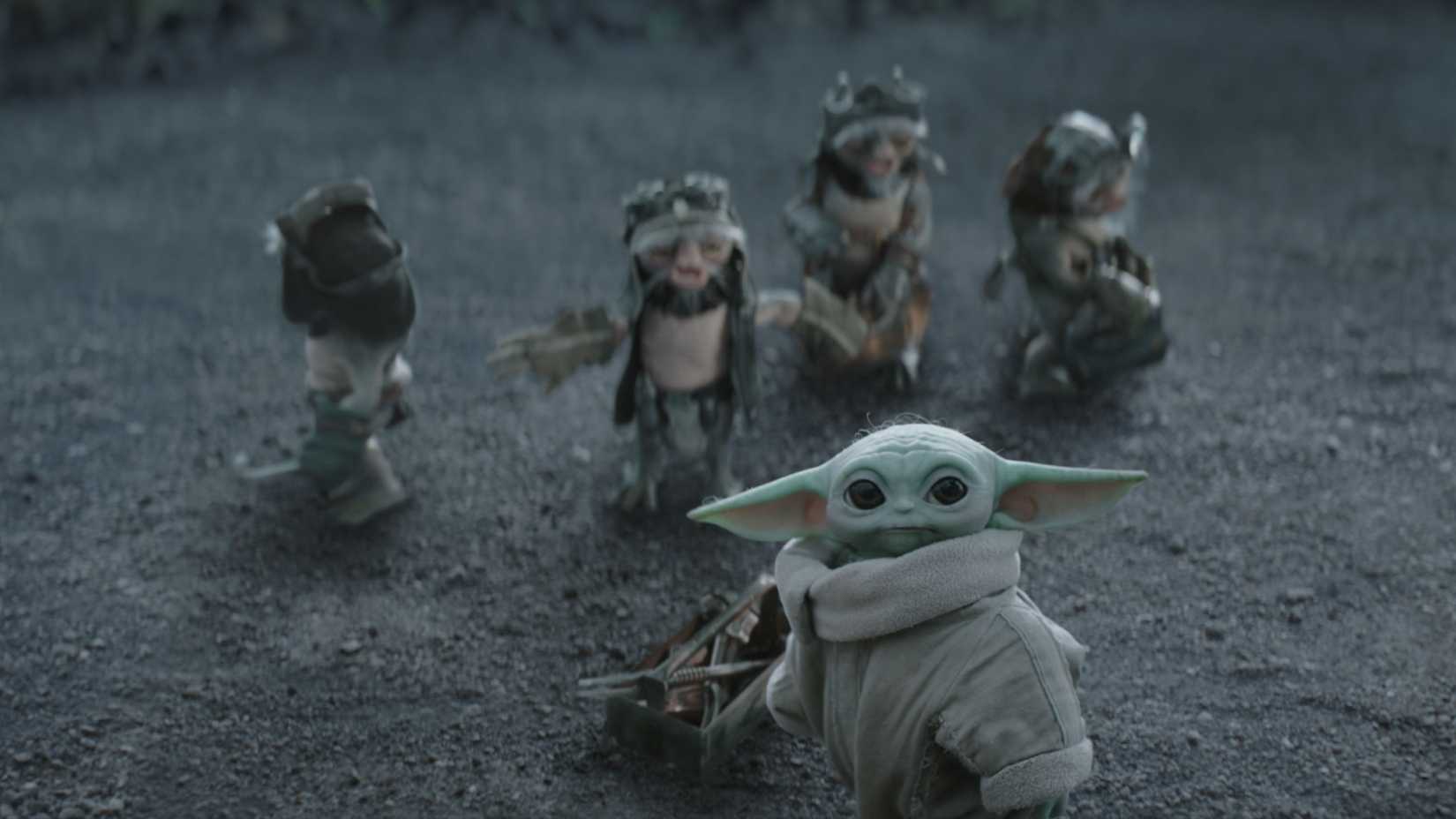Grogu and the Anzellans in The Mandalorian and Grogu