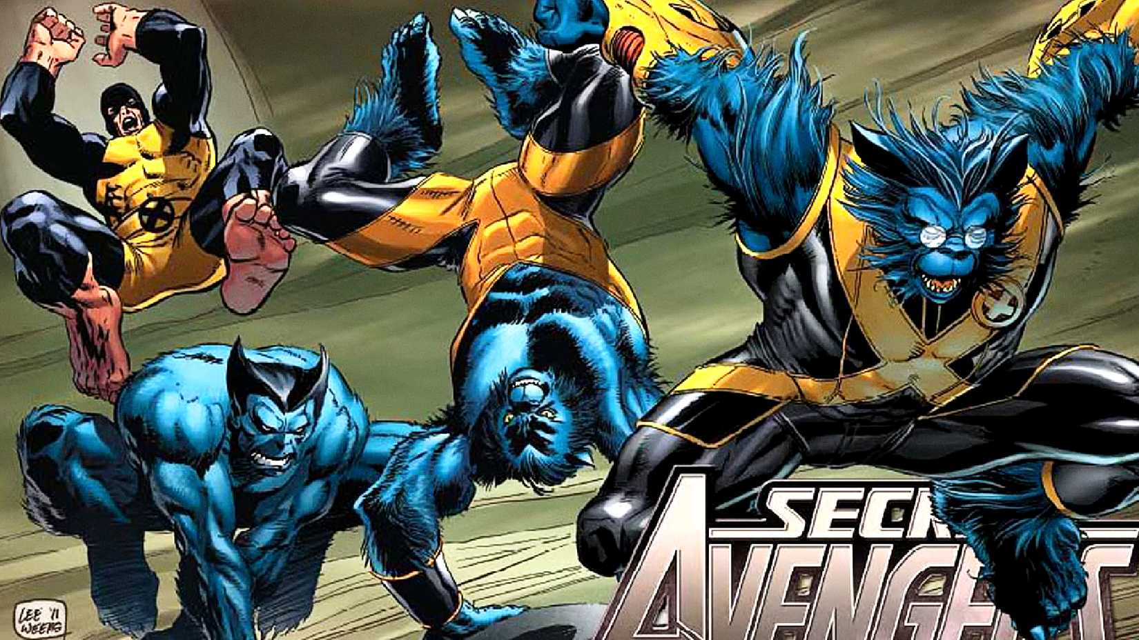 Hank McCoy aka Beast evolves through his transformations in X-Men art