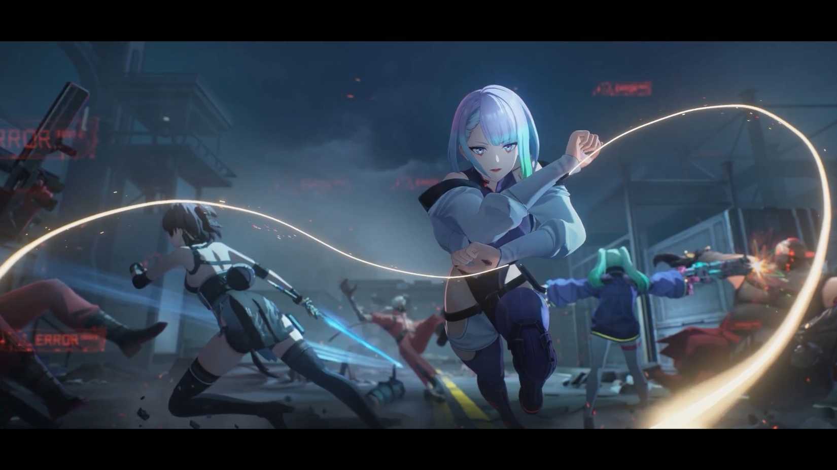 Image shows Cyberpunk: Edgerunner's Lucy in Wuthering Waves