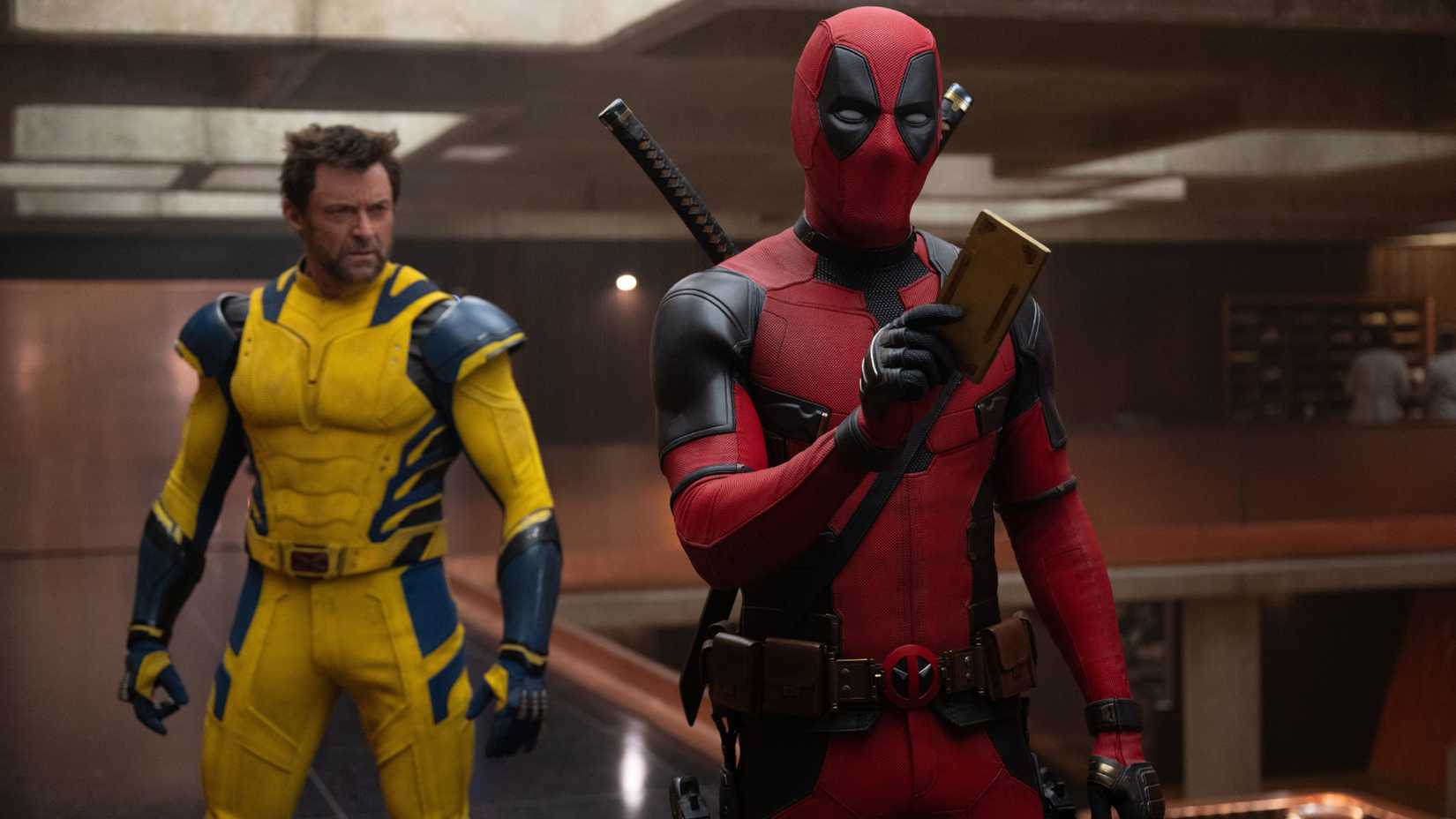 Hugh Jackman and Ryan Reynolds in Deadpool & Wolverine