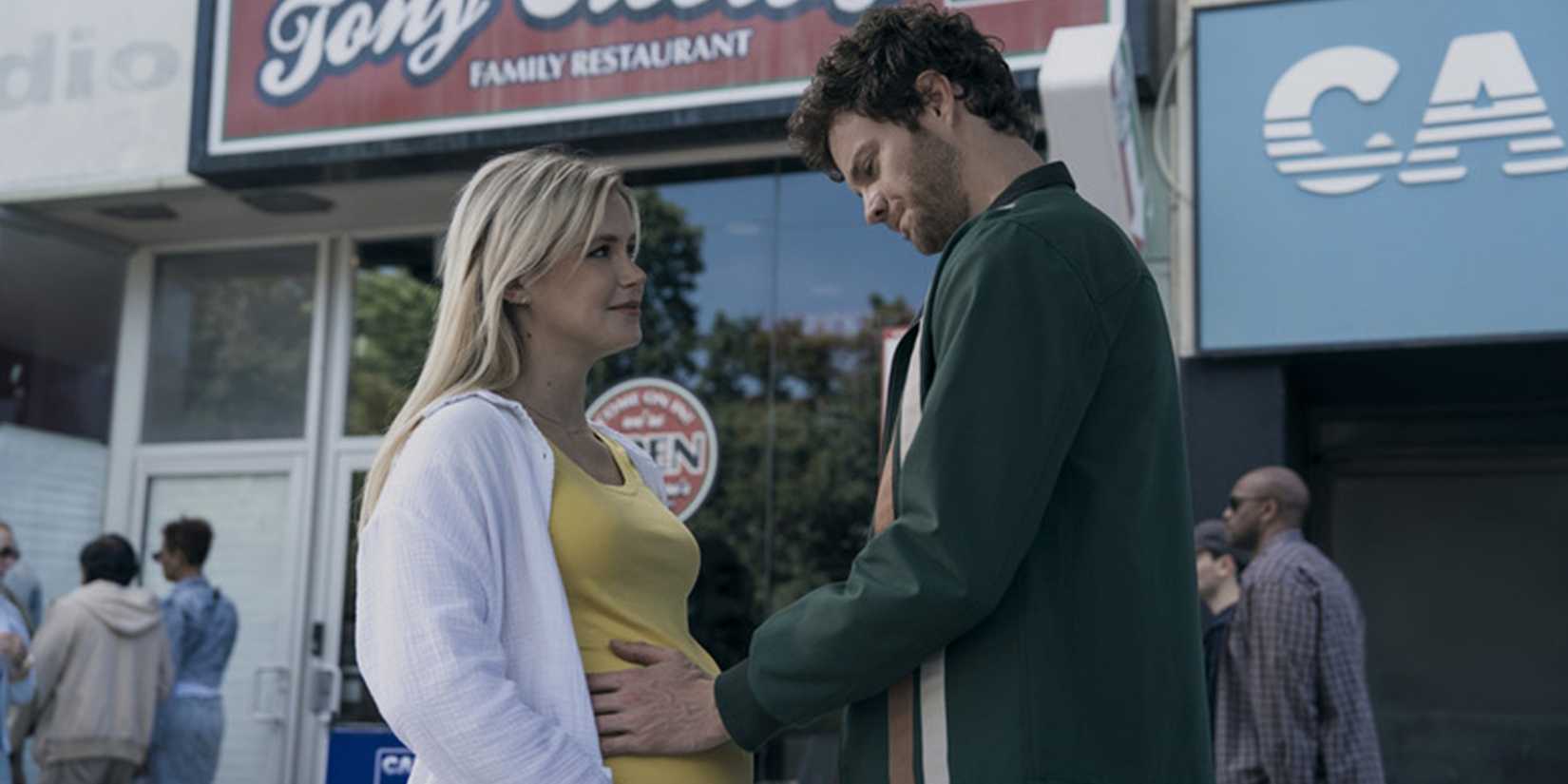 Hughie e Annie grávida