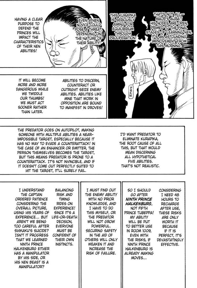 The infamous page of Hunter x Hunter that was almost all dialogue