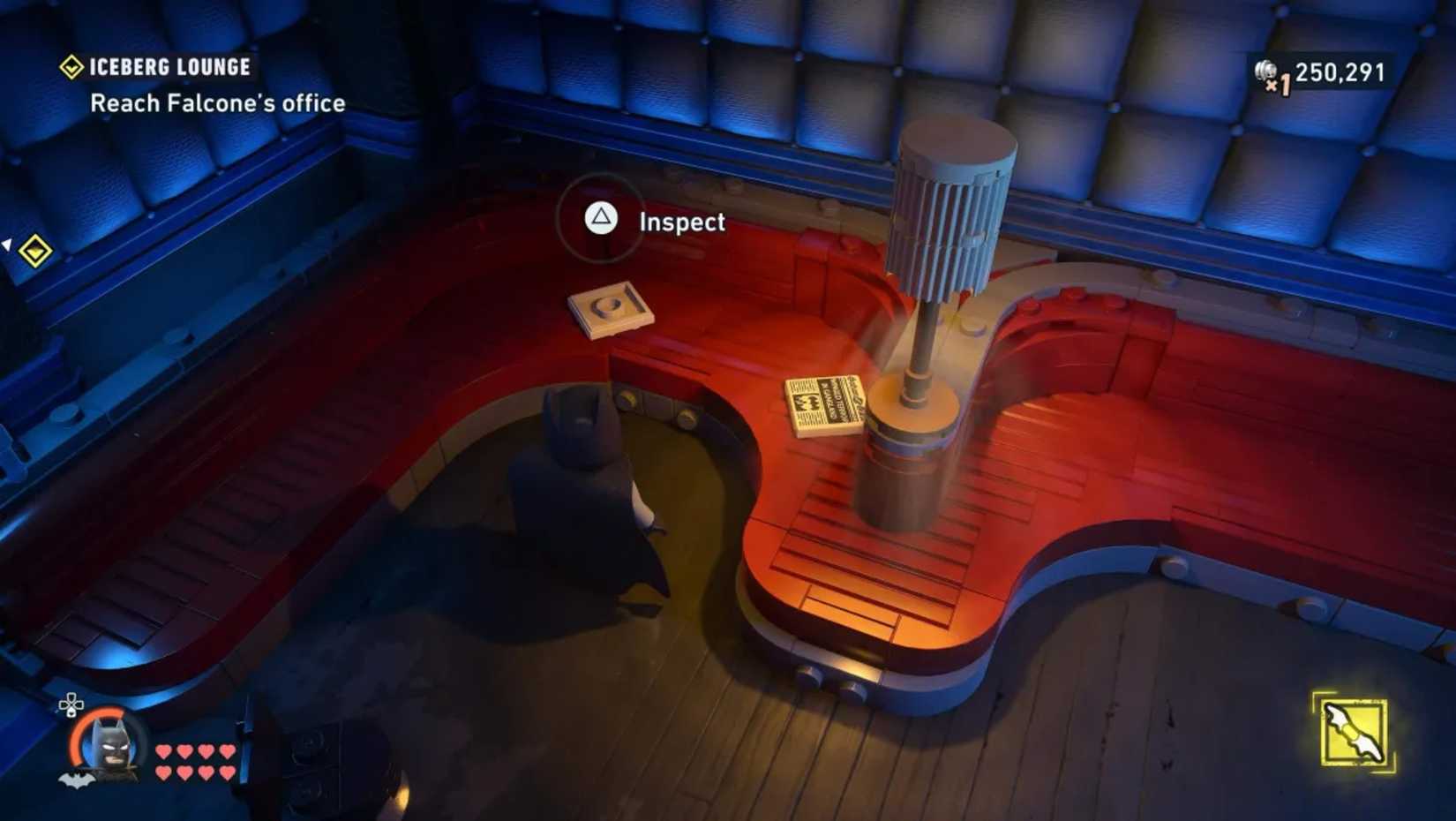 Iceberg Lounge code piece in LEGO Batman Legacy of the Dark Knight