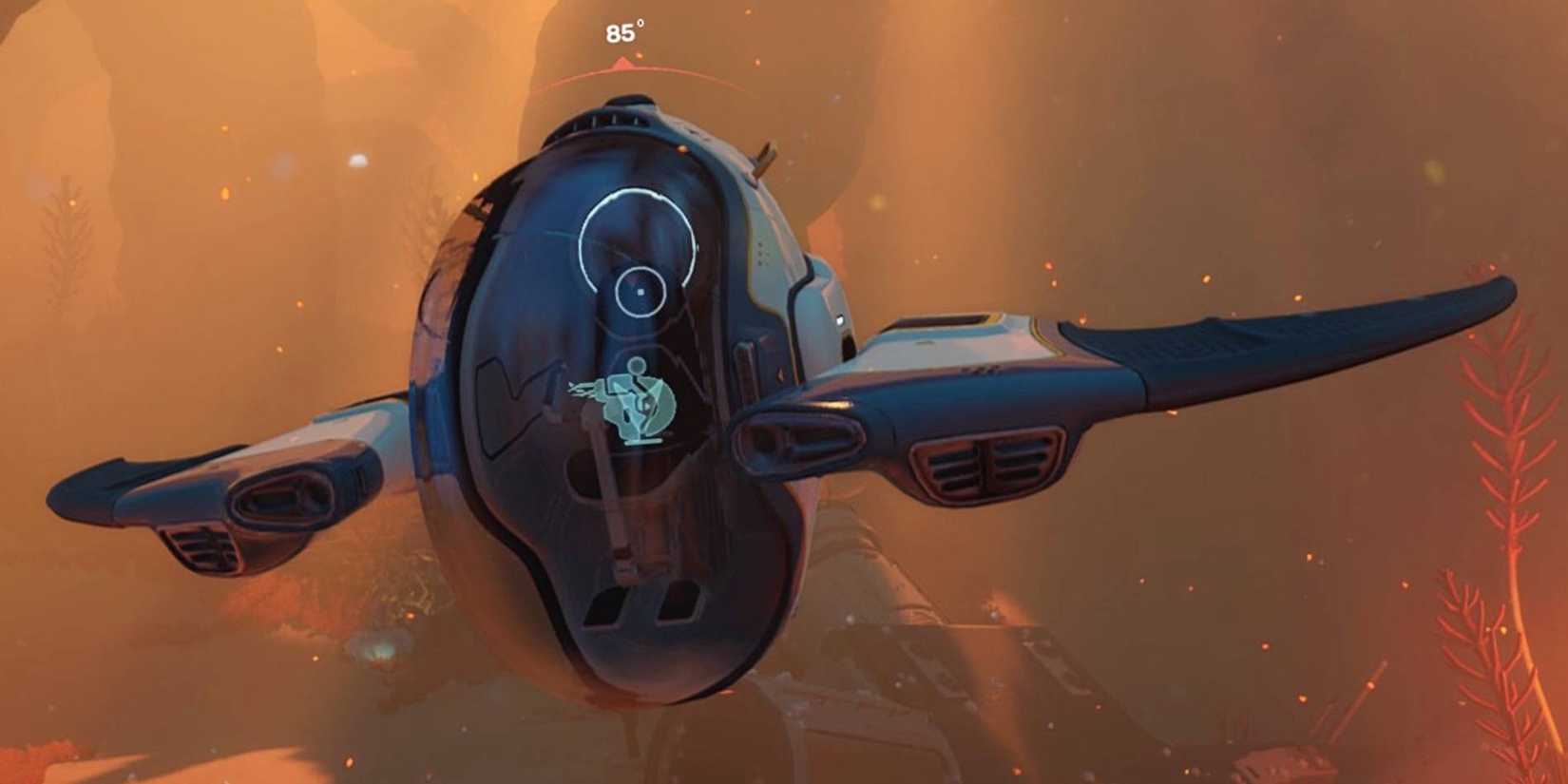 Subnautica Tadpole vehicle with upgrades