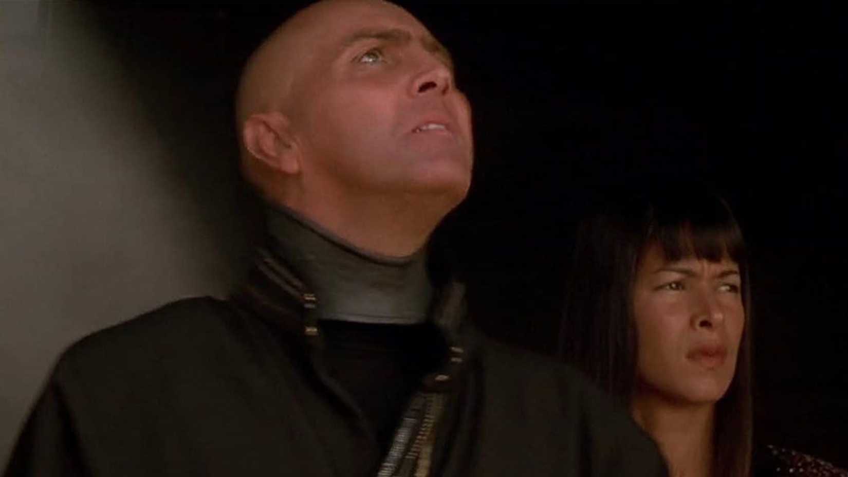imhotep standing next to anck su namun in the mummy returns