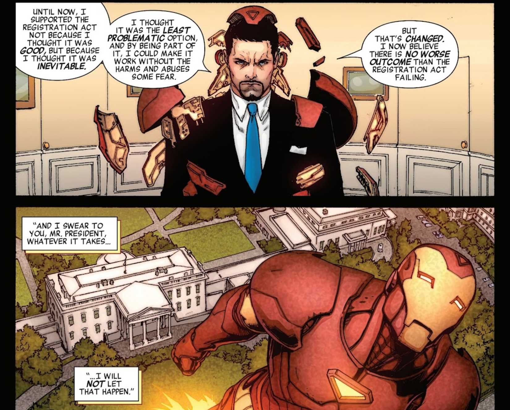 iron man reveals why he really supports registration in civil war