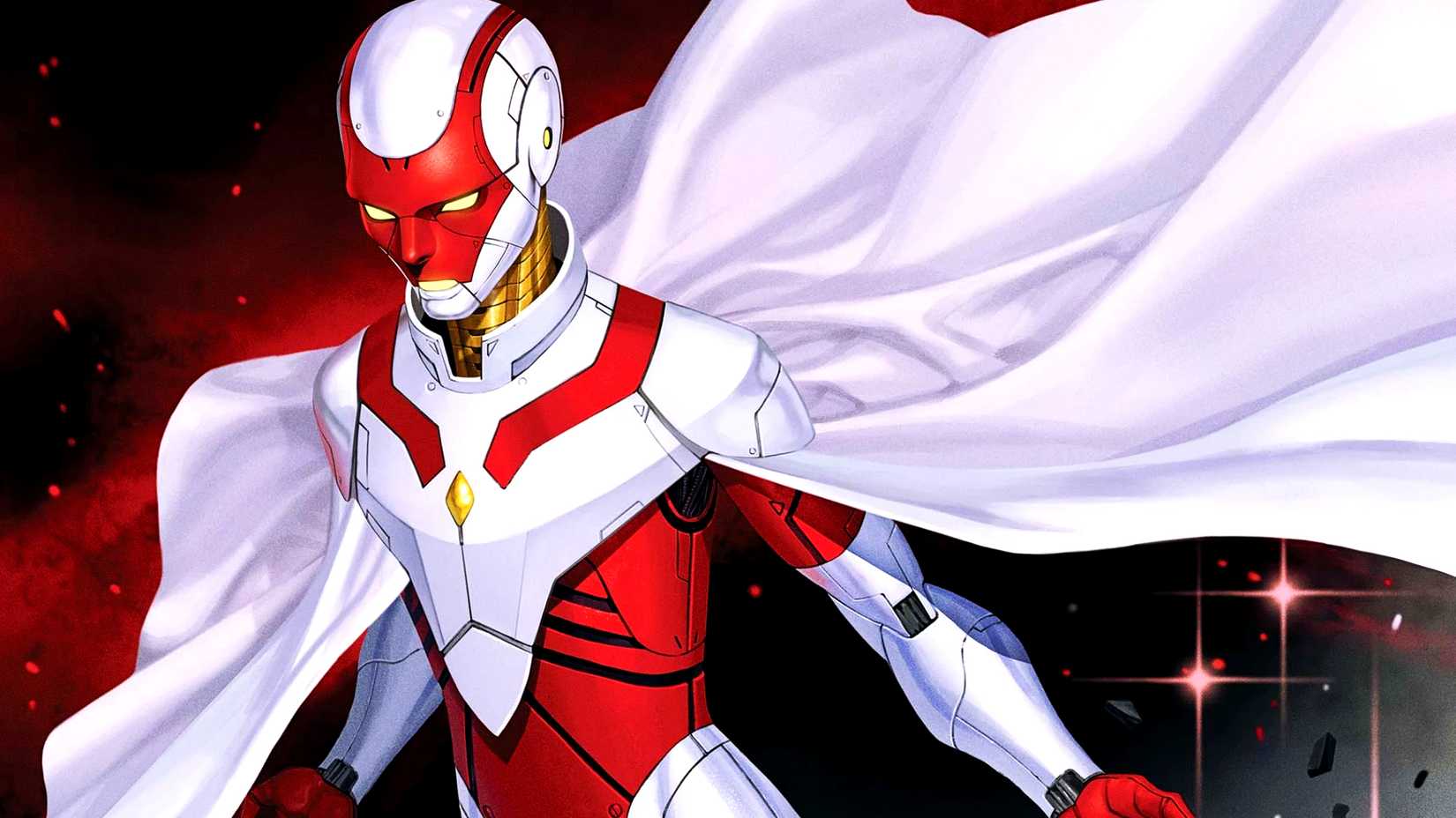 Jim Hammond becomes the Vision in the Marvel Universe's Ultimate Ultimates
