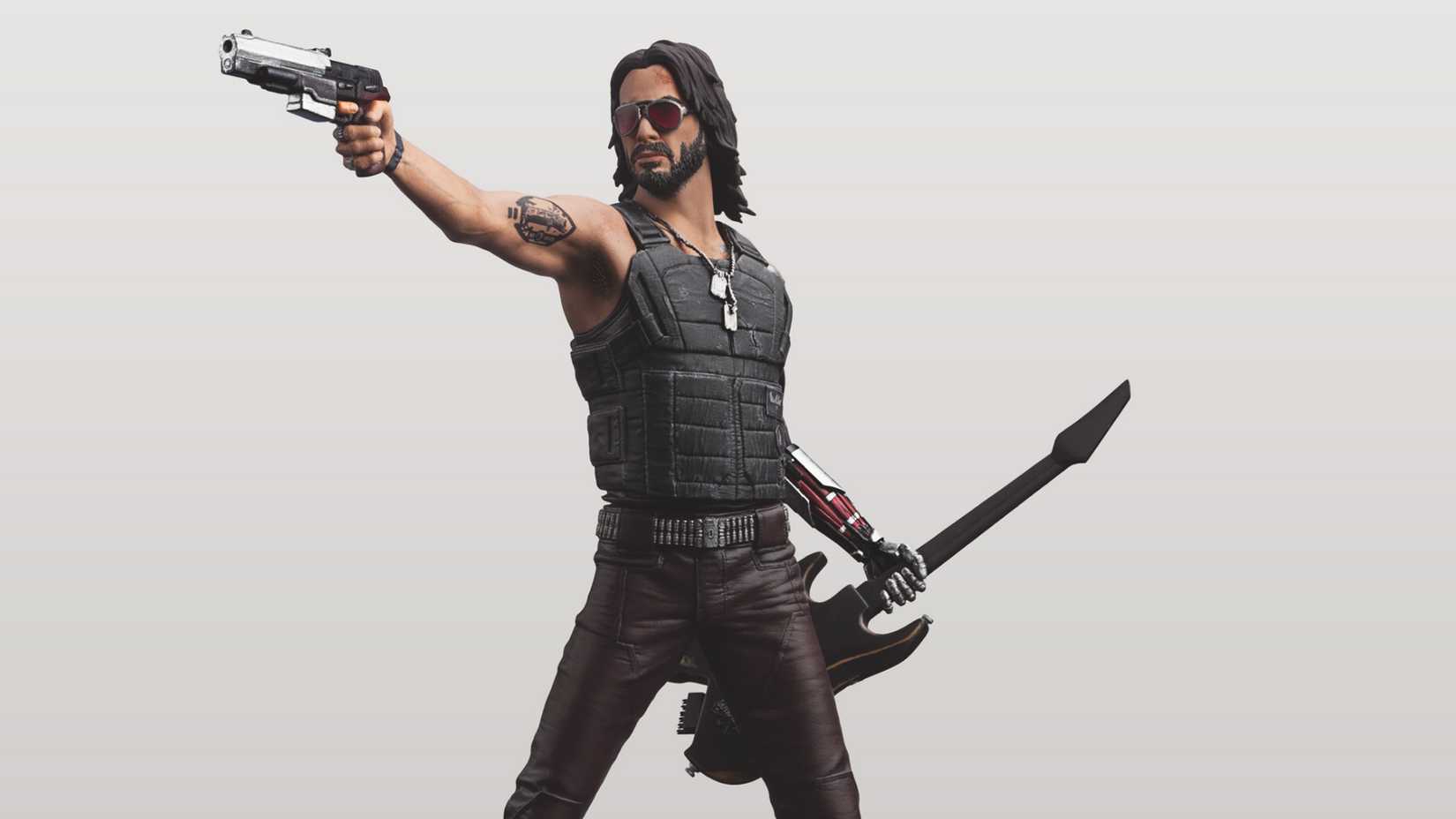 Johnny Silverhand Dark Horse Figure