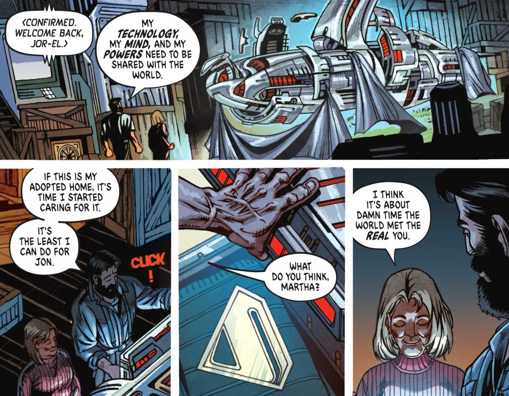 JOR-EL AS SUPERMAN, AKA CLARK KENT'S FATHER 3-1