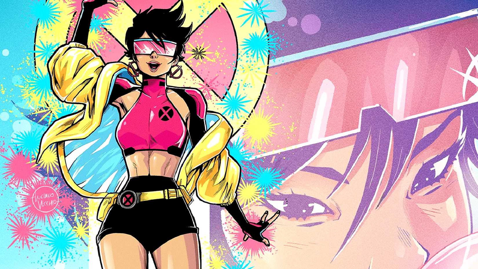 Jubilee summons fireworks in X-Men art by Luciano Vecchio
