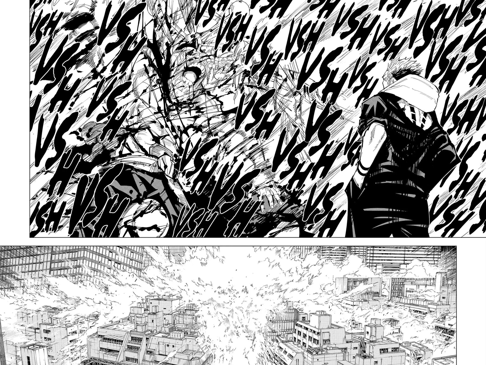 Jujutsu Kaisen manga chapter 119 Sukuna destroys Shibuya image
