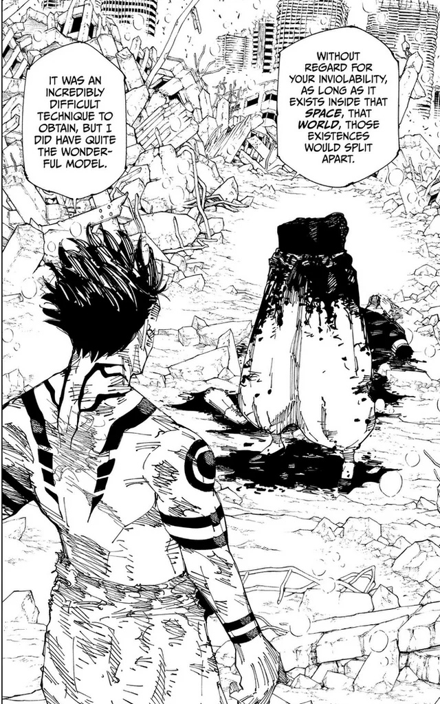 Jujutsu Kaisen manga chapter 236 Gojo death image