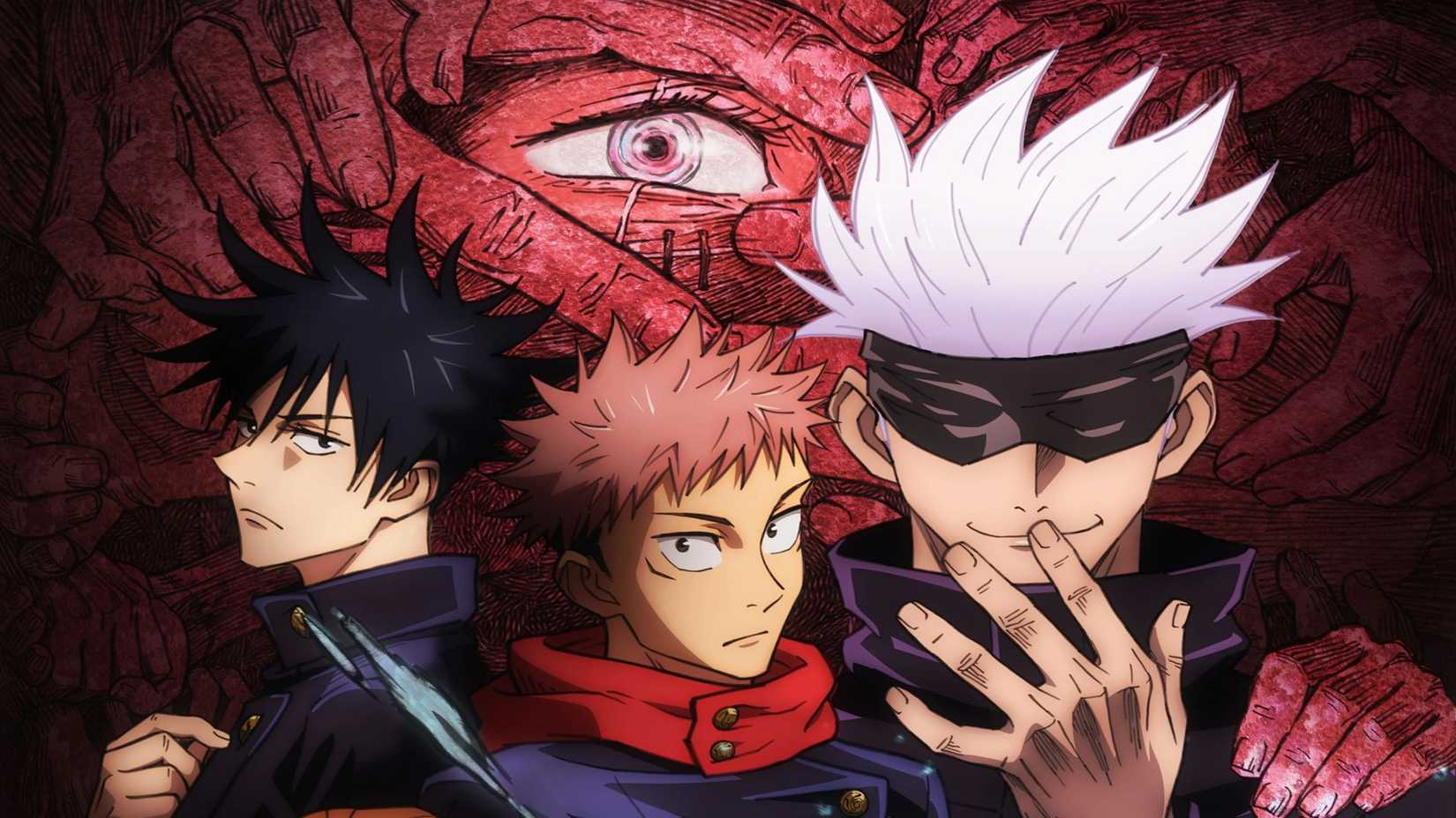Key visual for Jujutsu Kaisen season 1