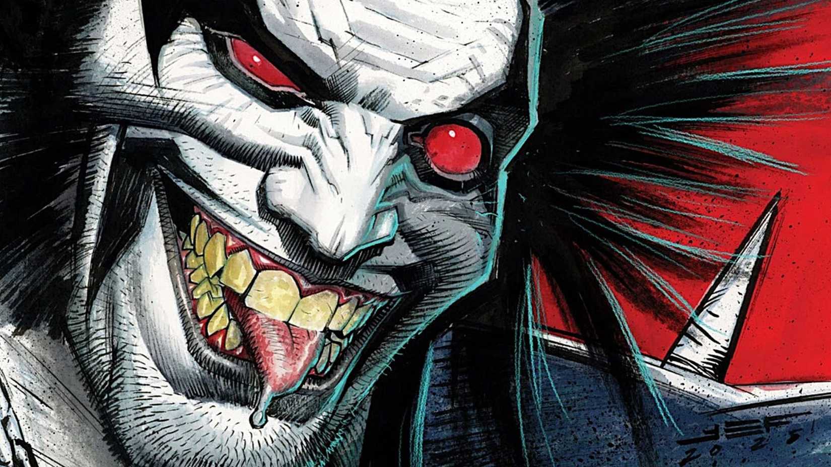 Lobo from DC Comics, tongue out