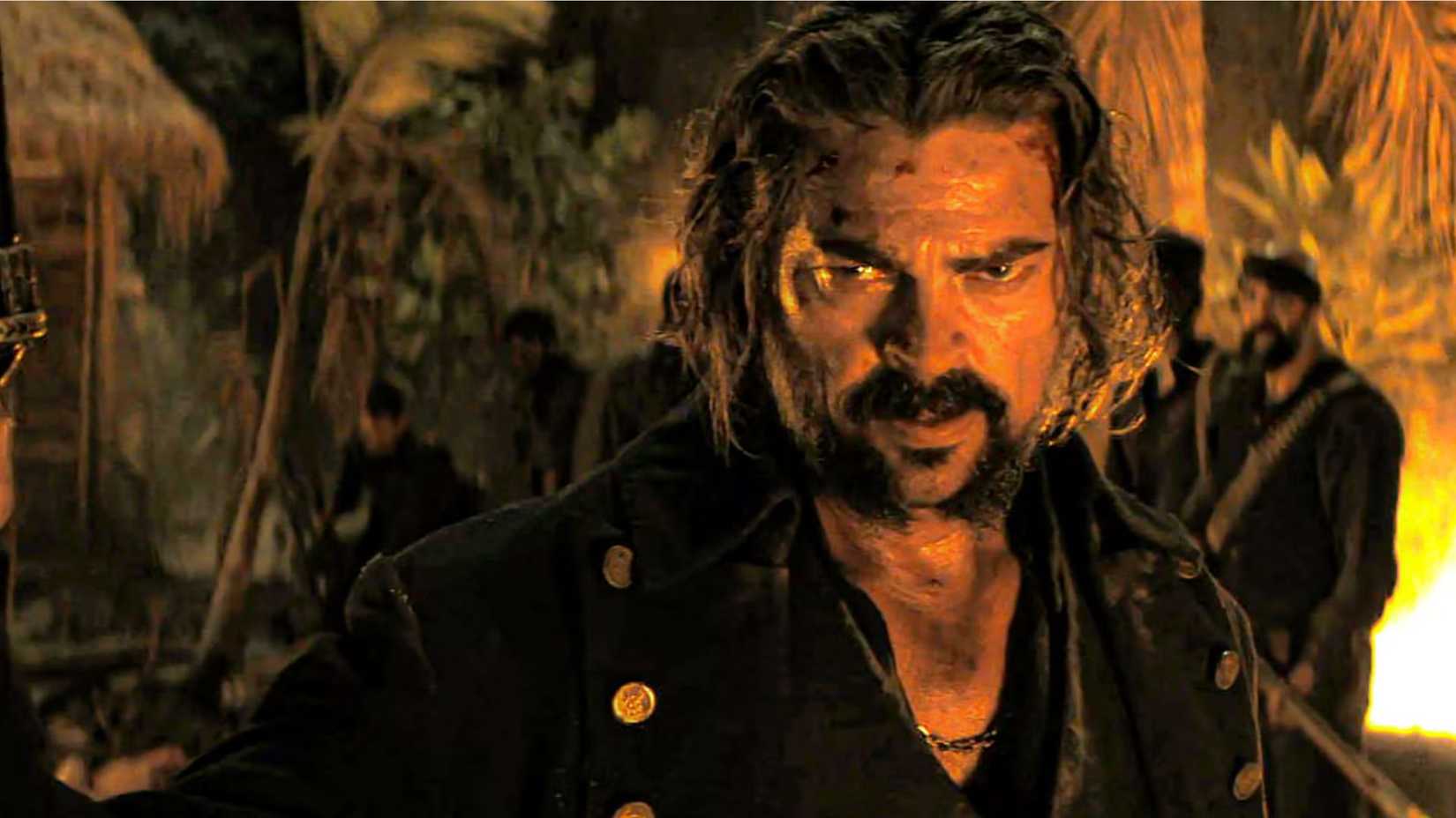 Karl Urban as Captain Francisco Connor in The Bluff