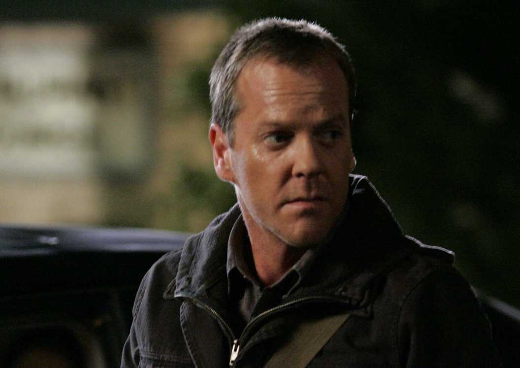 Kiefer Sutherland as Jack Bauer in 24 season 5 finale