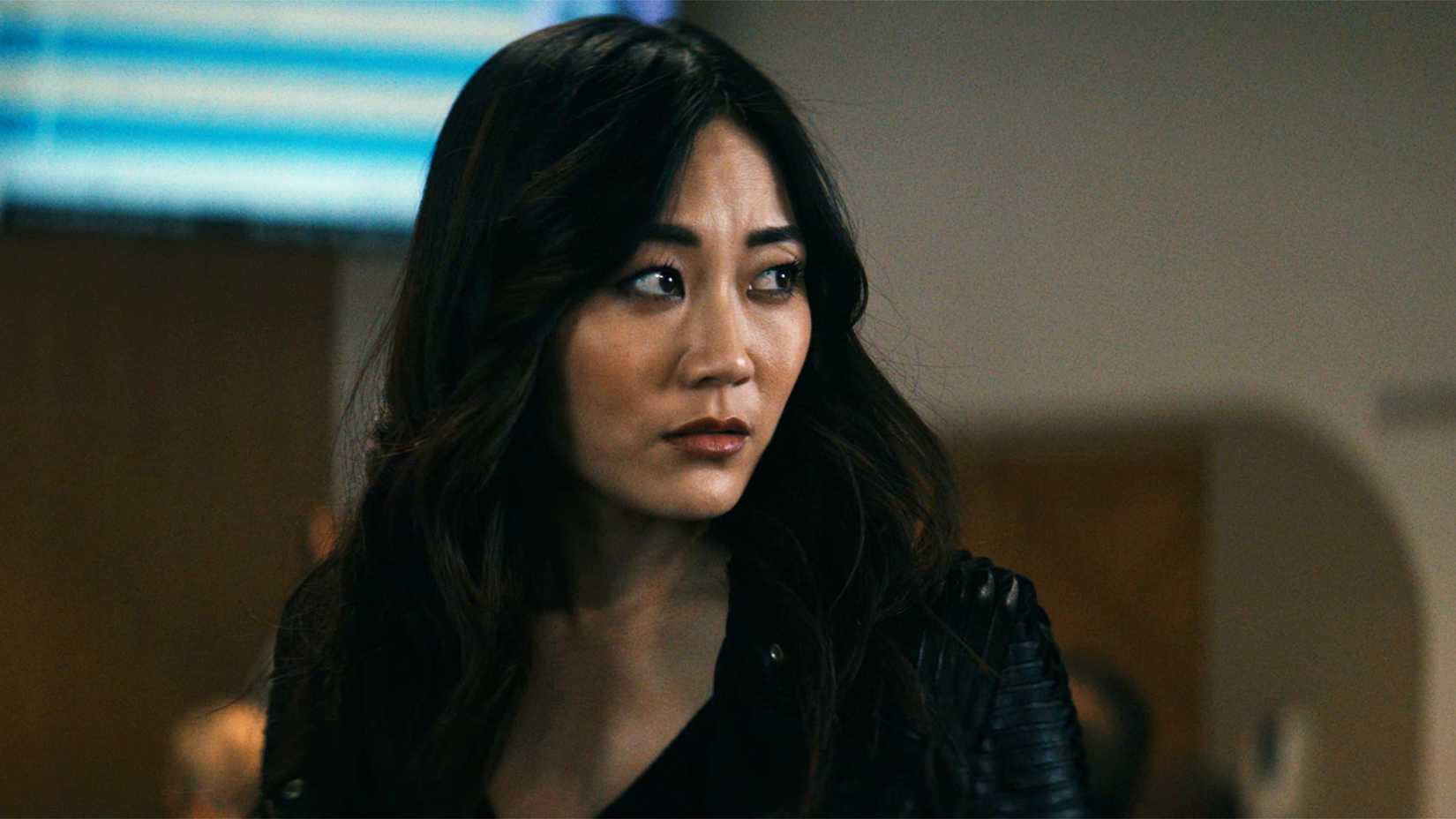 kimiko looking at someone off screen in the boys season 5