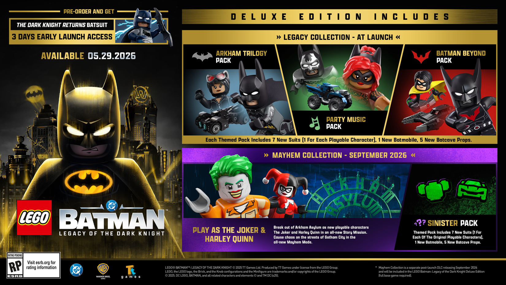 lego batman legacy of the dark knight dlc deluxe edition